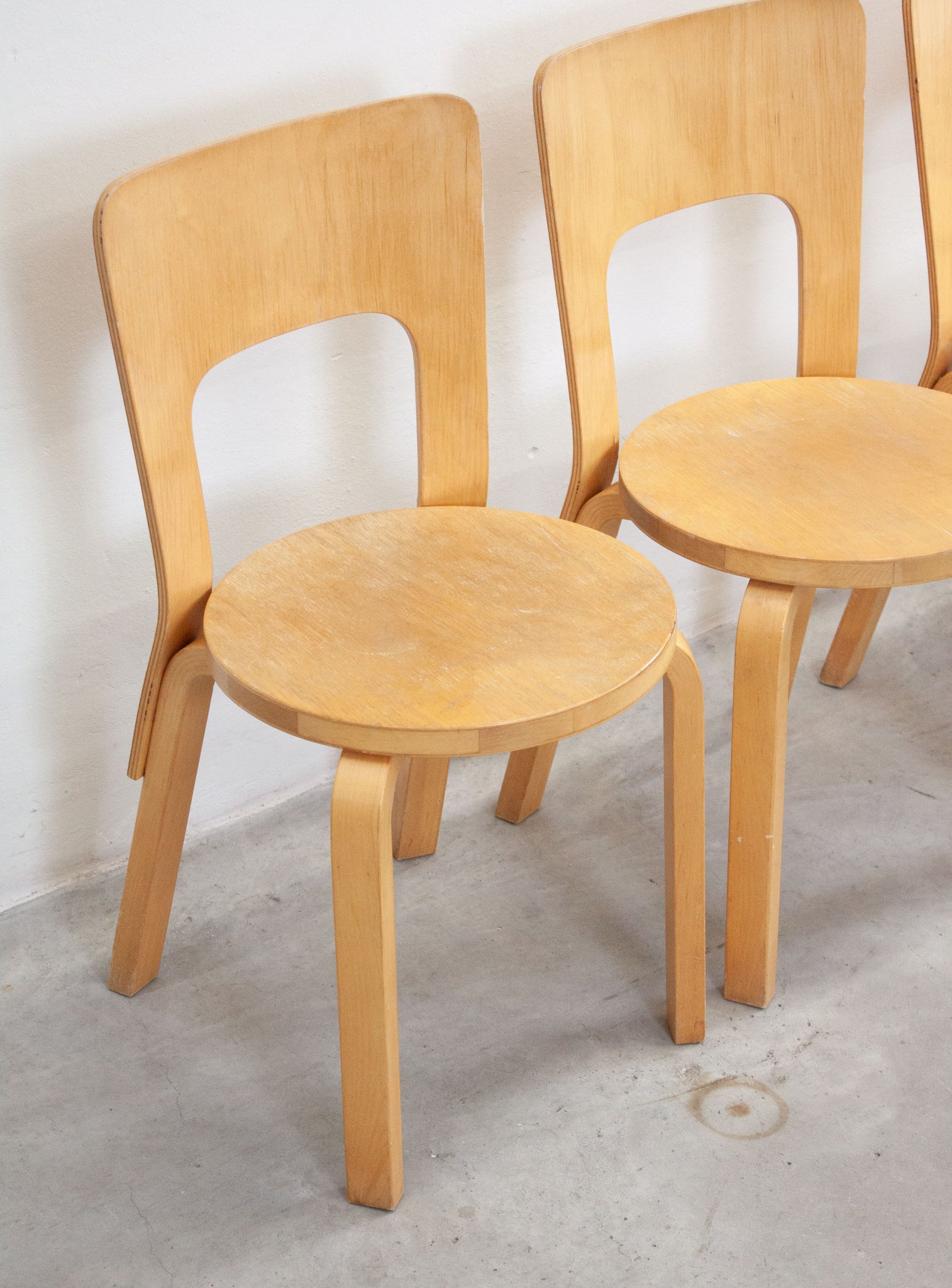 Artek Model 66 Chairs by Alvar Aalto