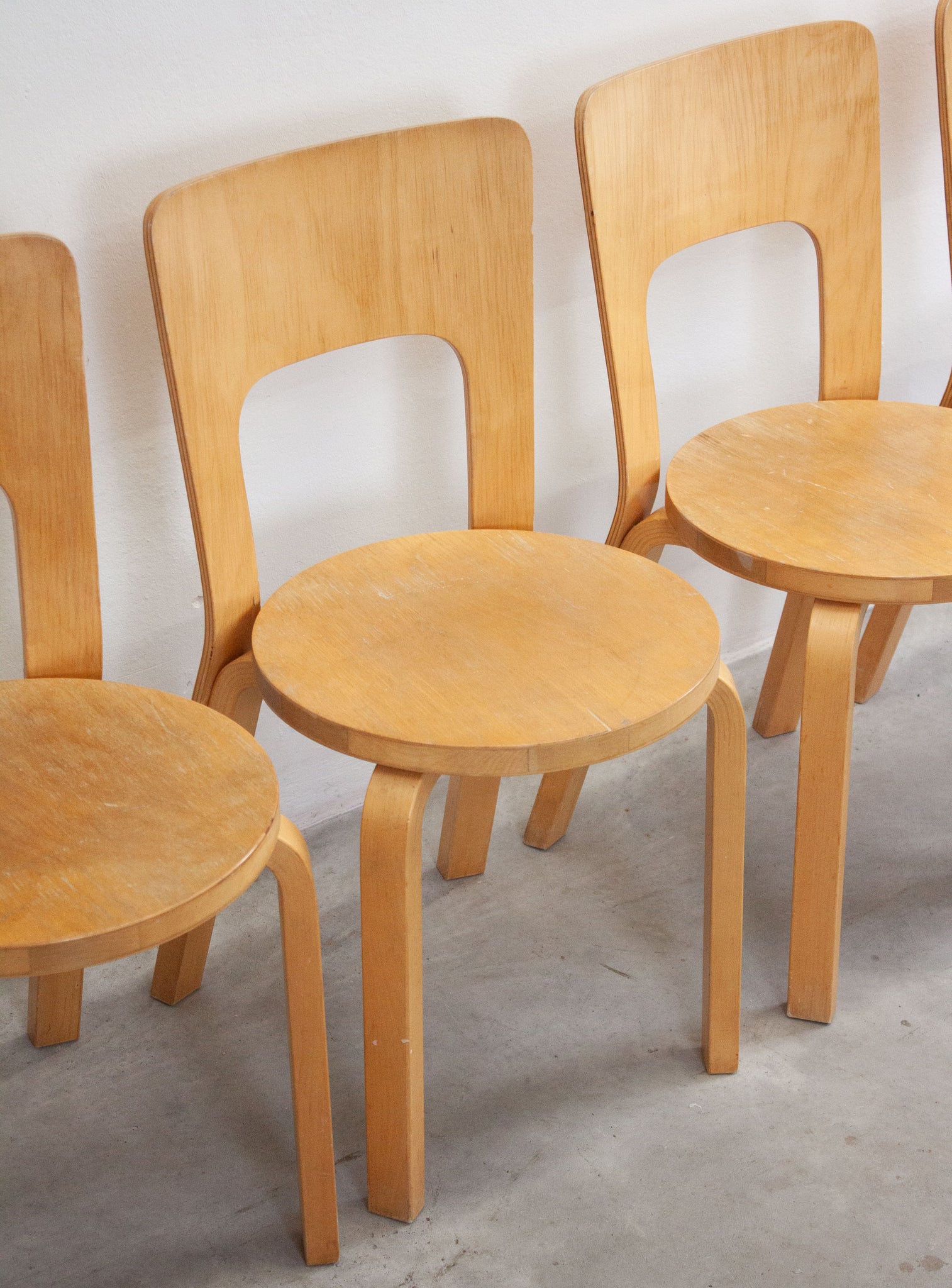 Artek Model 66 Chairs by Alvar Aalto