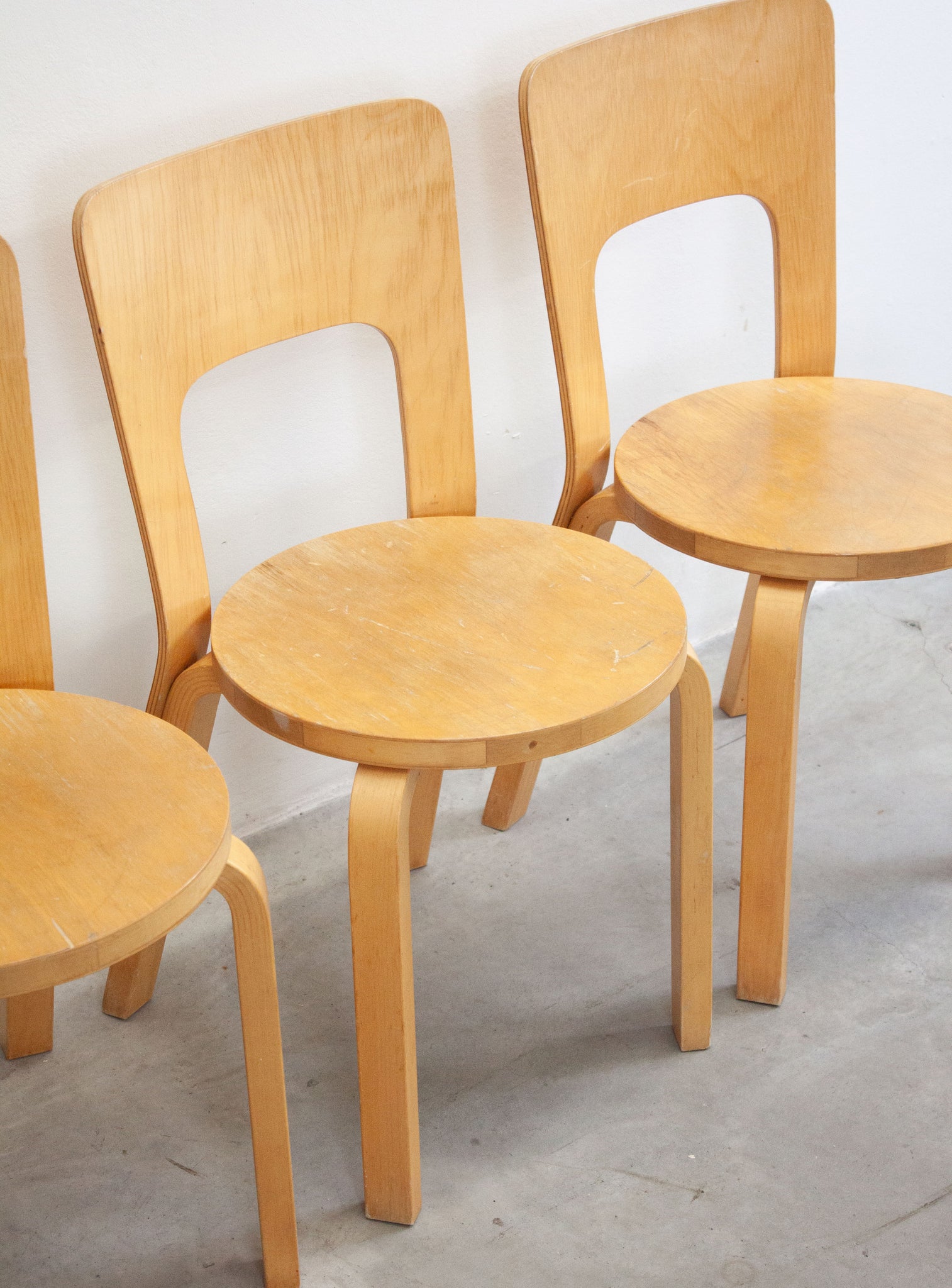 Artek Model 66 Chairs by Alvar Aalto