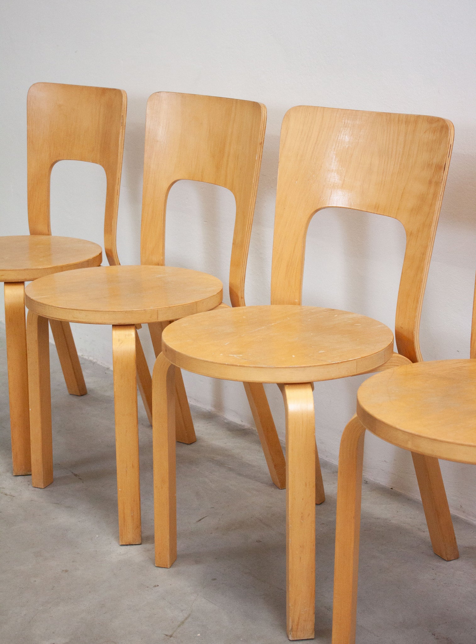 Artek Model 66 Chairs by Alvar Aalto