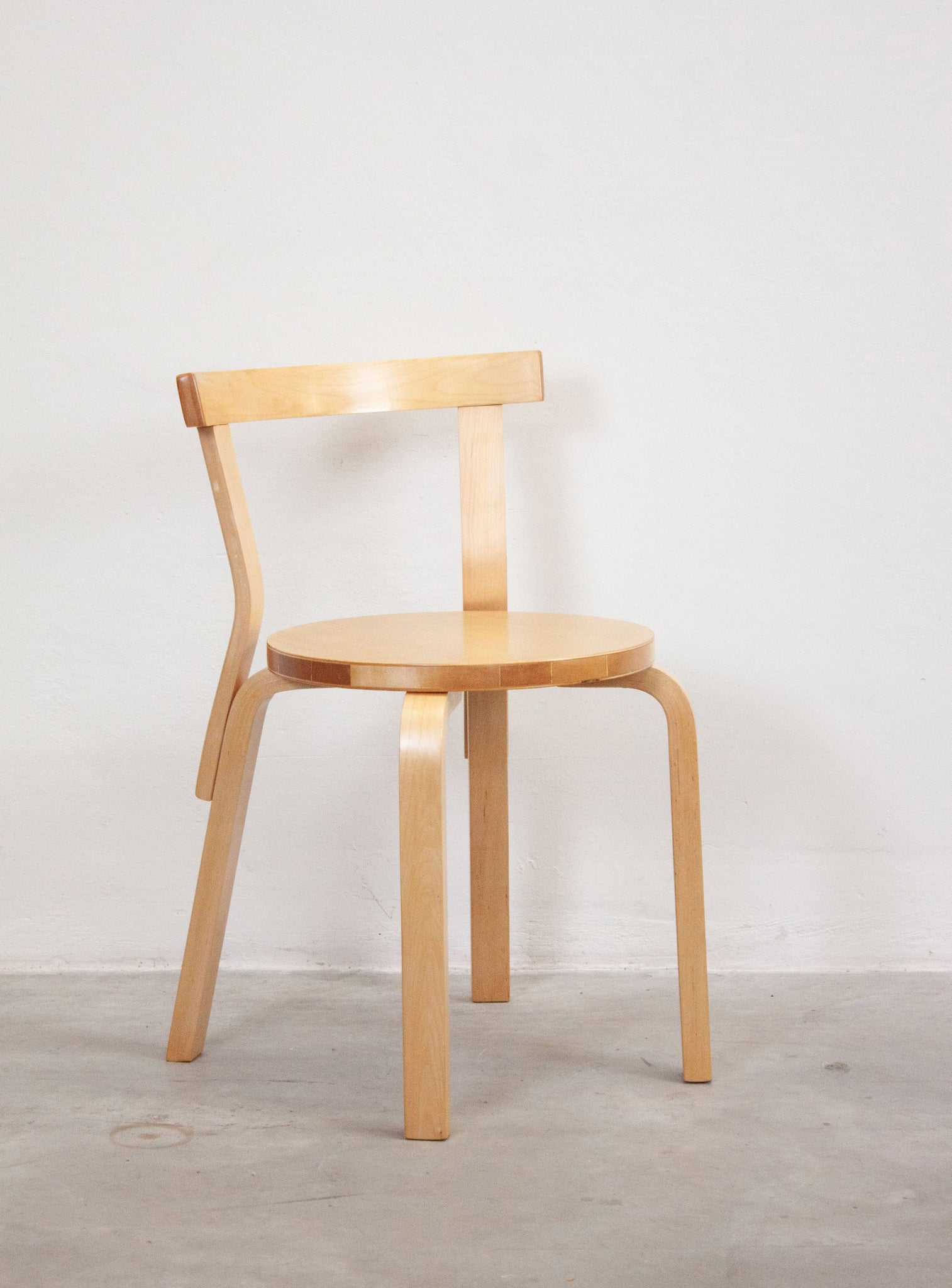 Artek Model 68 Chair by Alvar Aalto (Birch)