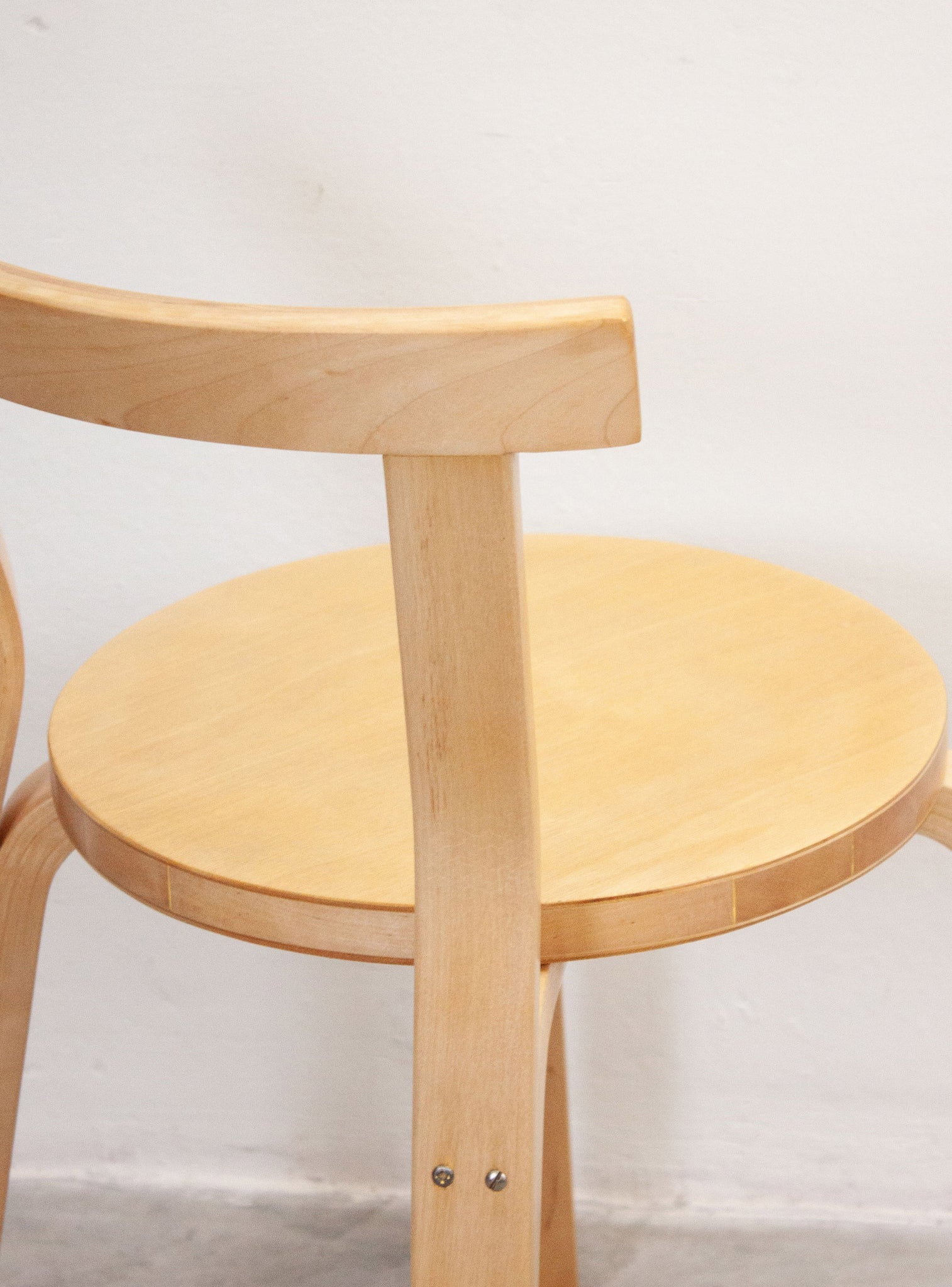 Artek Model 68 Chair by Alvar Aalto (Birch)