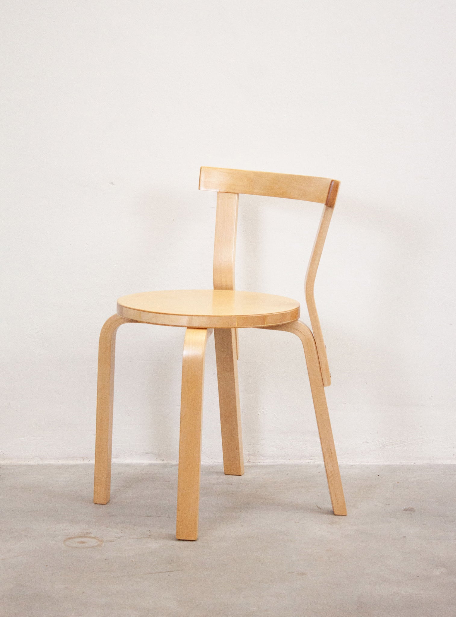 Artek Model 68 Chair by Alvar Aalto (Birch)