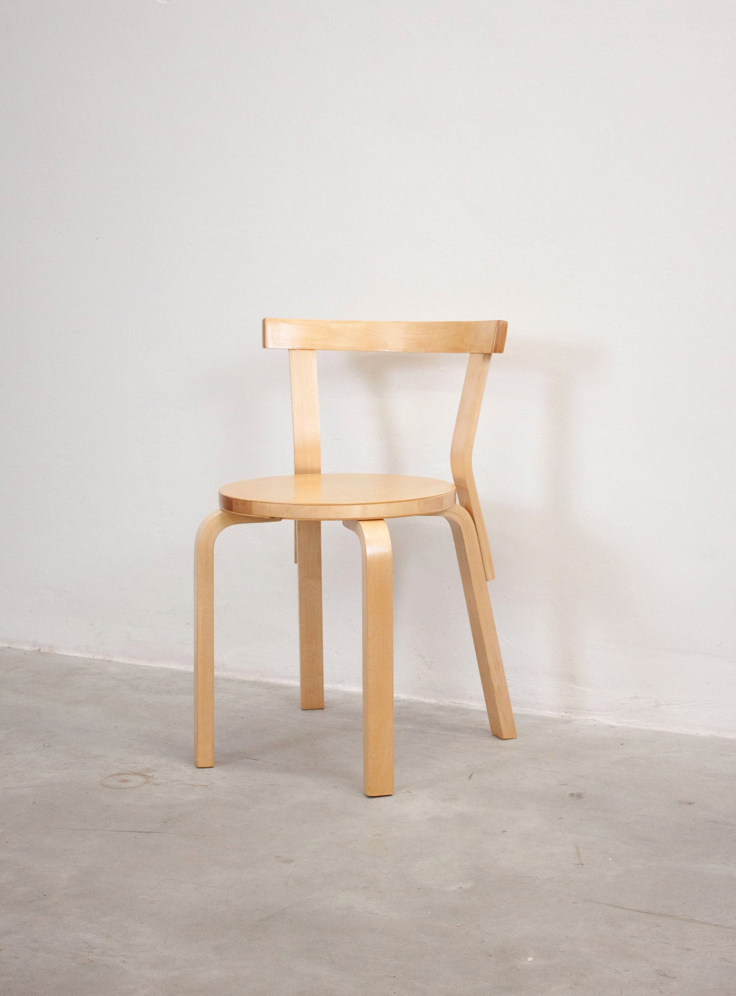 Artek Model 68 Chair by Alvar Aalto (Birch)