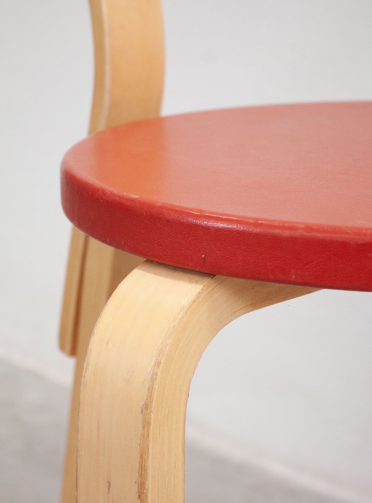 Artek Model 68 Chairs by Alvar Aalto (Red)