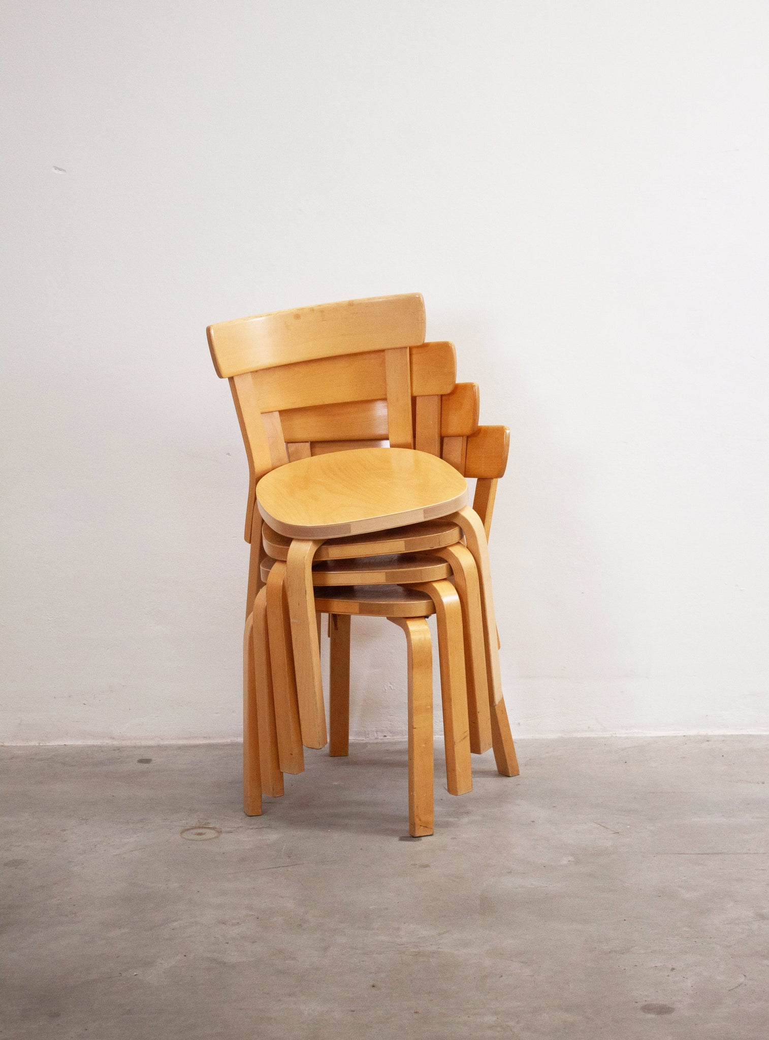 Artek Model 69 Chairs by Alvar Aalto (Birch)