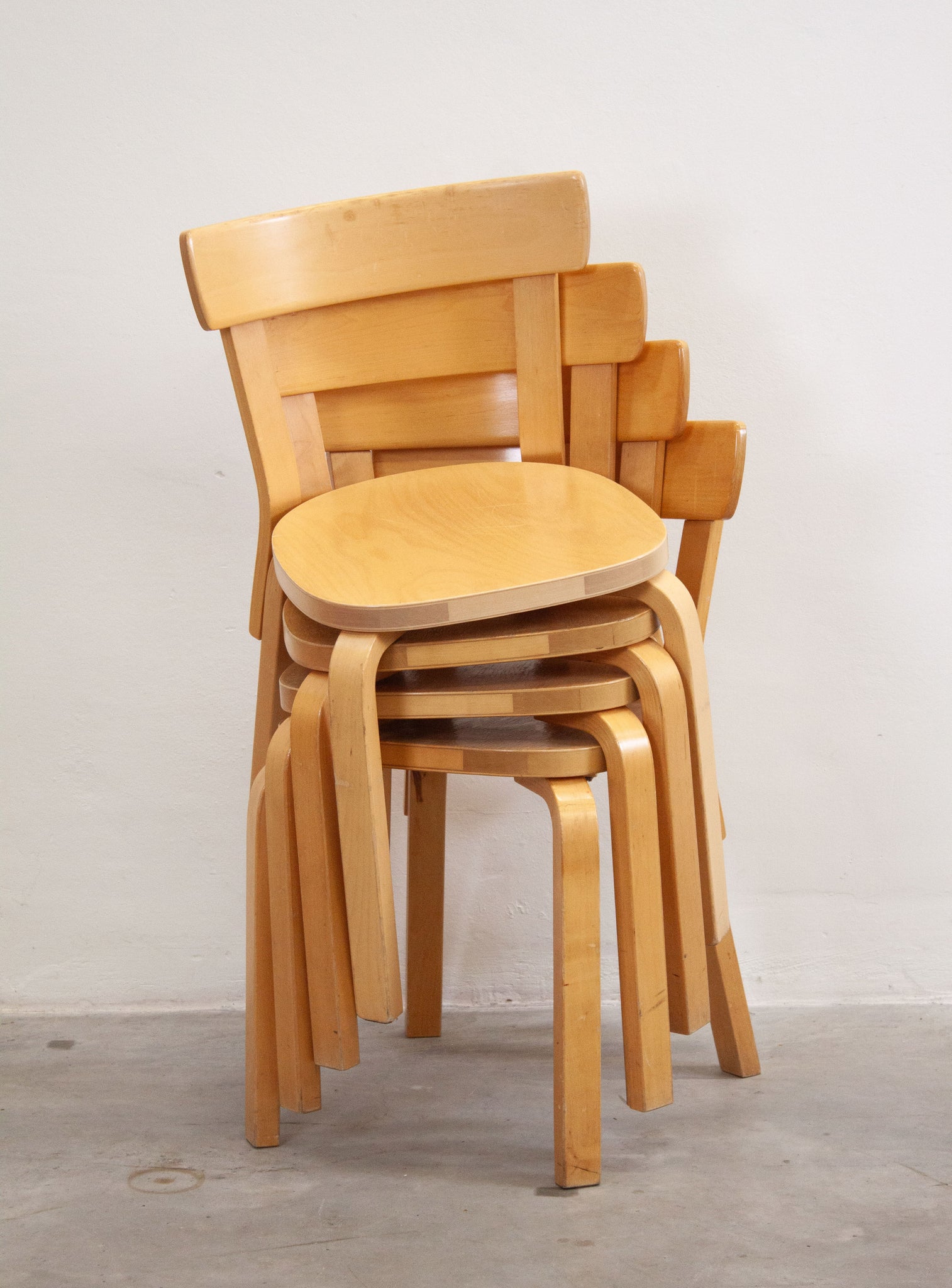 Artek Model 69 Chairs by Alvar Aalto (Birch)