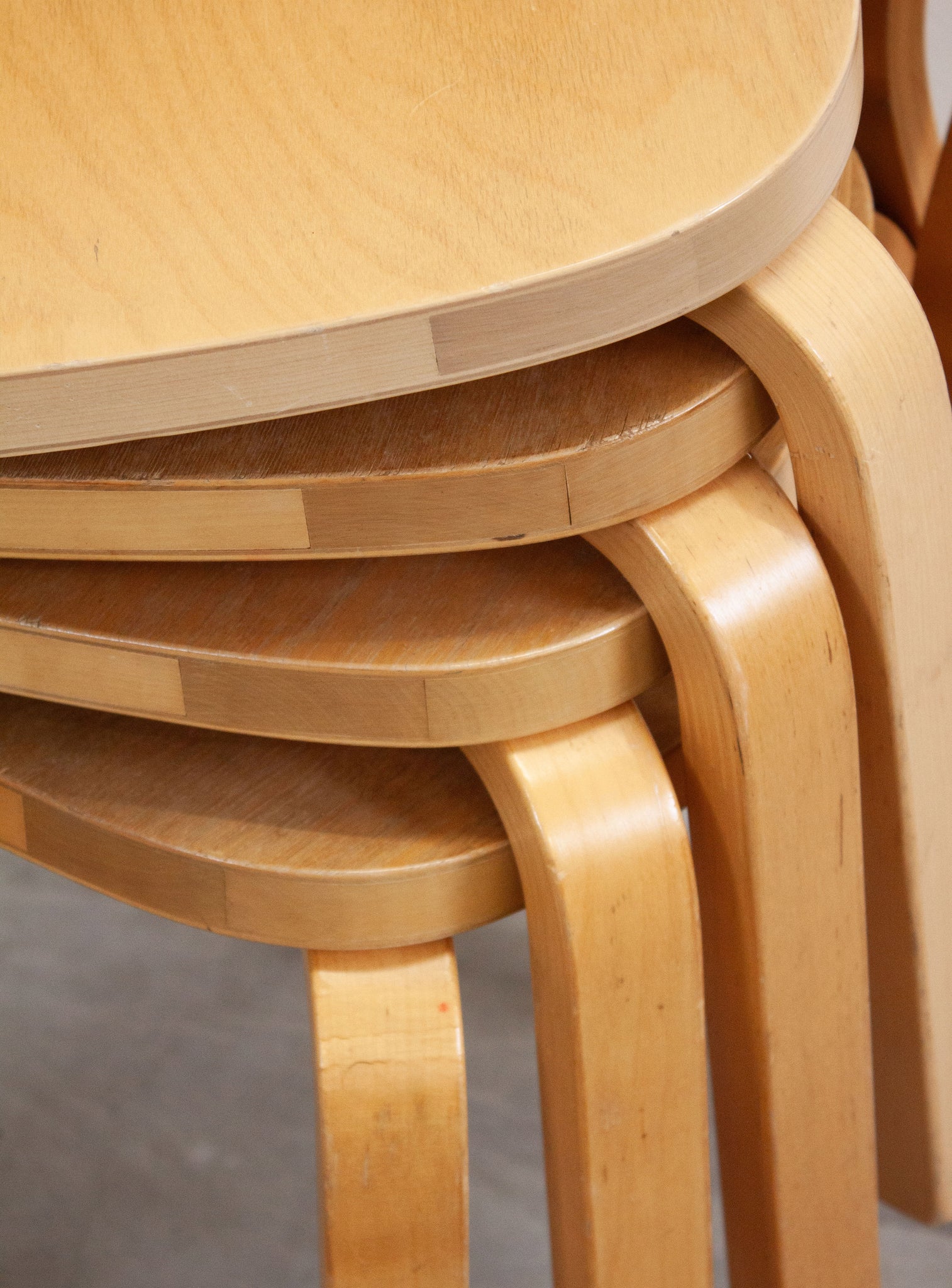 Artek Model 69 Chairs by Alvar Aalto (Birch)