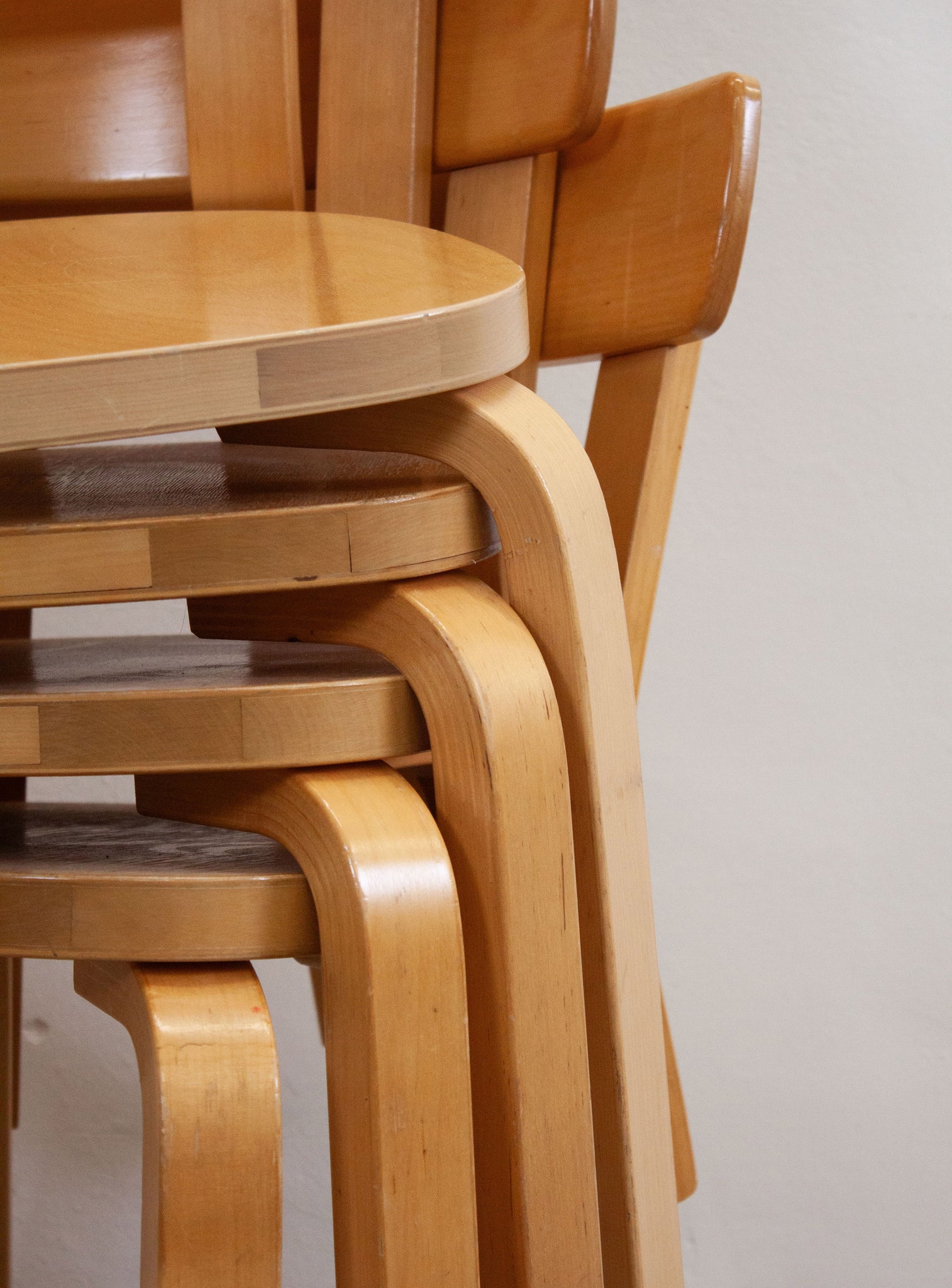 Artek Model 69 Chairs by Alvar Aalto (Birch)