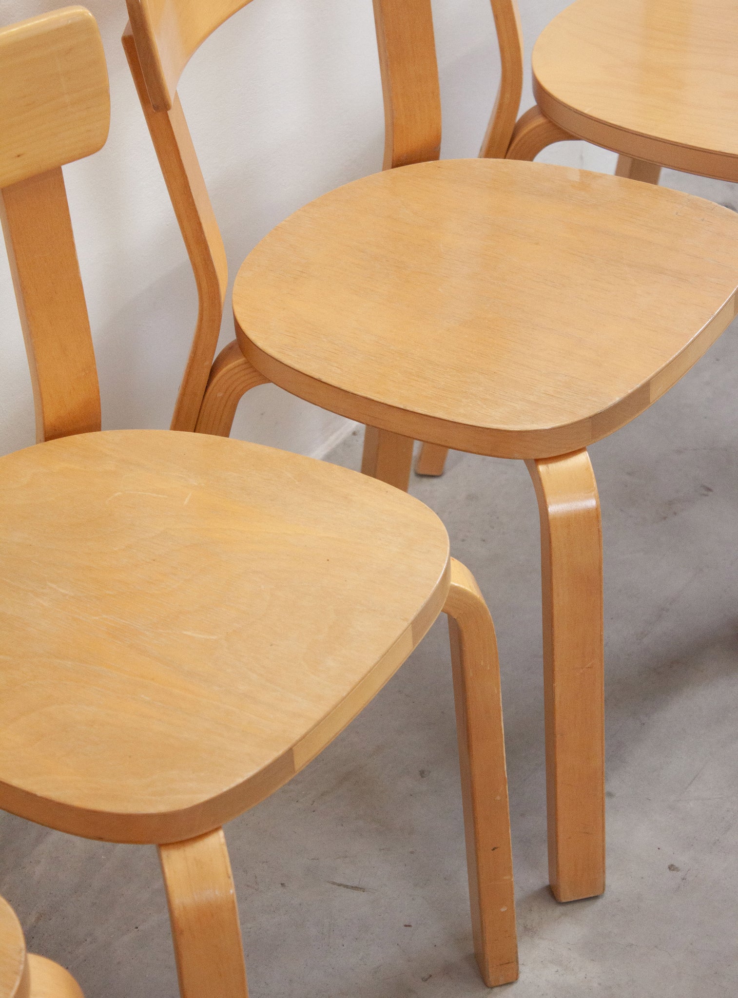 Artek Model 69 Chairs by Alvar Aalto (Birch)