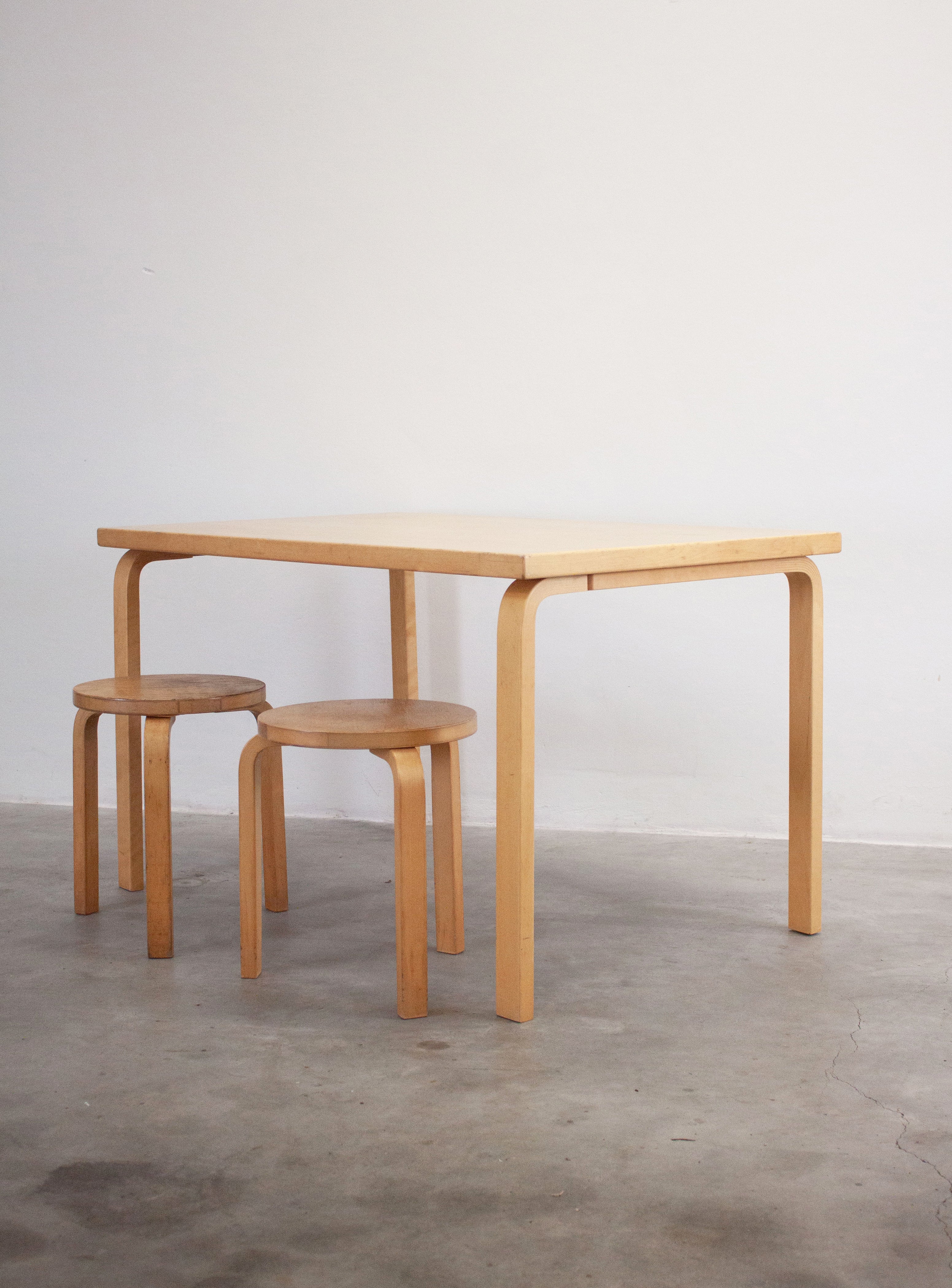 Artek Model 81B Dining Table by Alvar Aalto (Birch) – JUKI AMSTERDAM