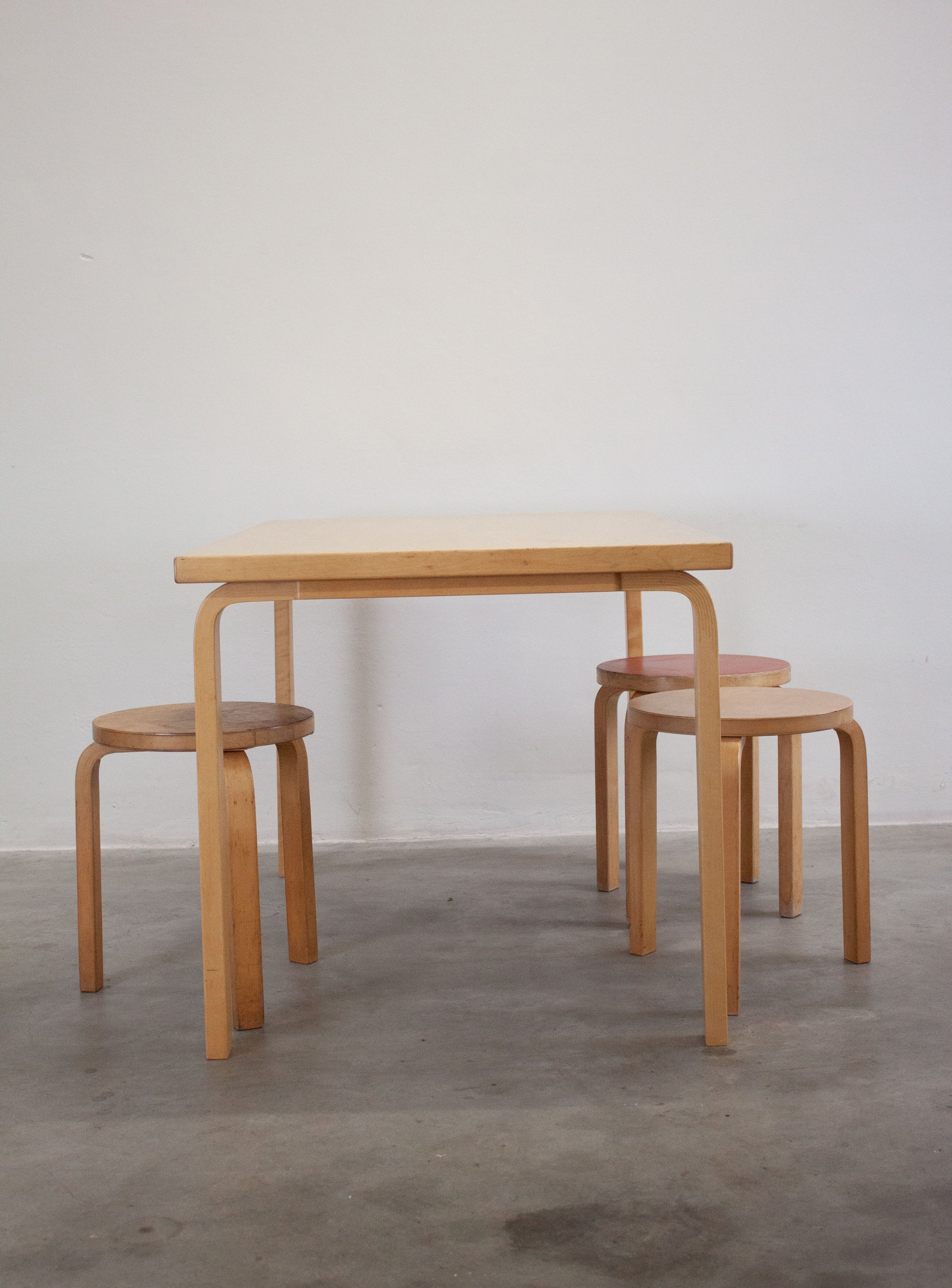 Artek Model 81B Dining Table by Alvar Aalto (Birch) – JUKI AMSTERDAM