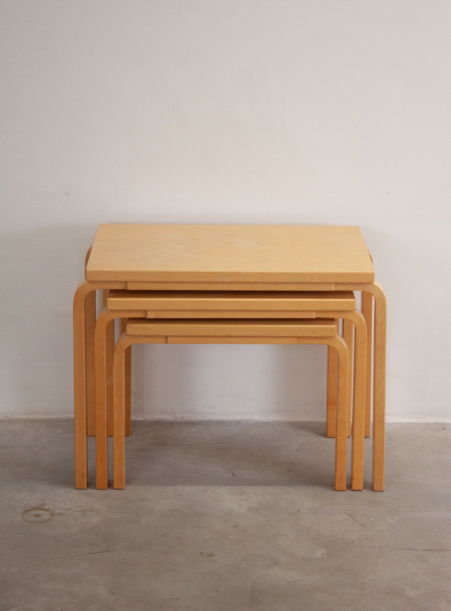 Artek Model 88 Nesting Tables by Alvar Aalto