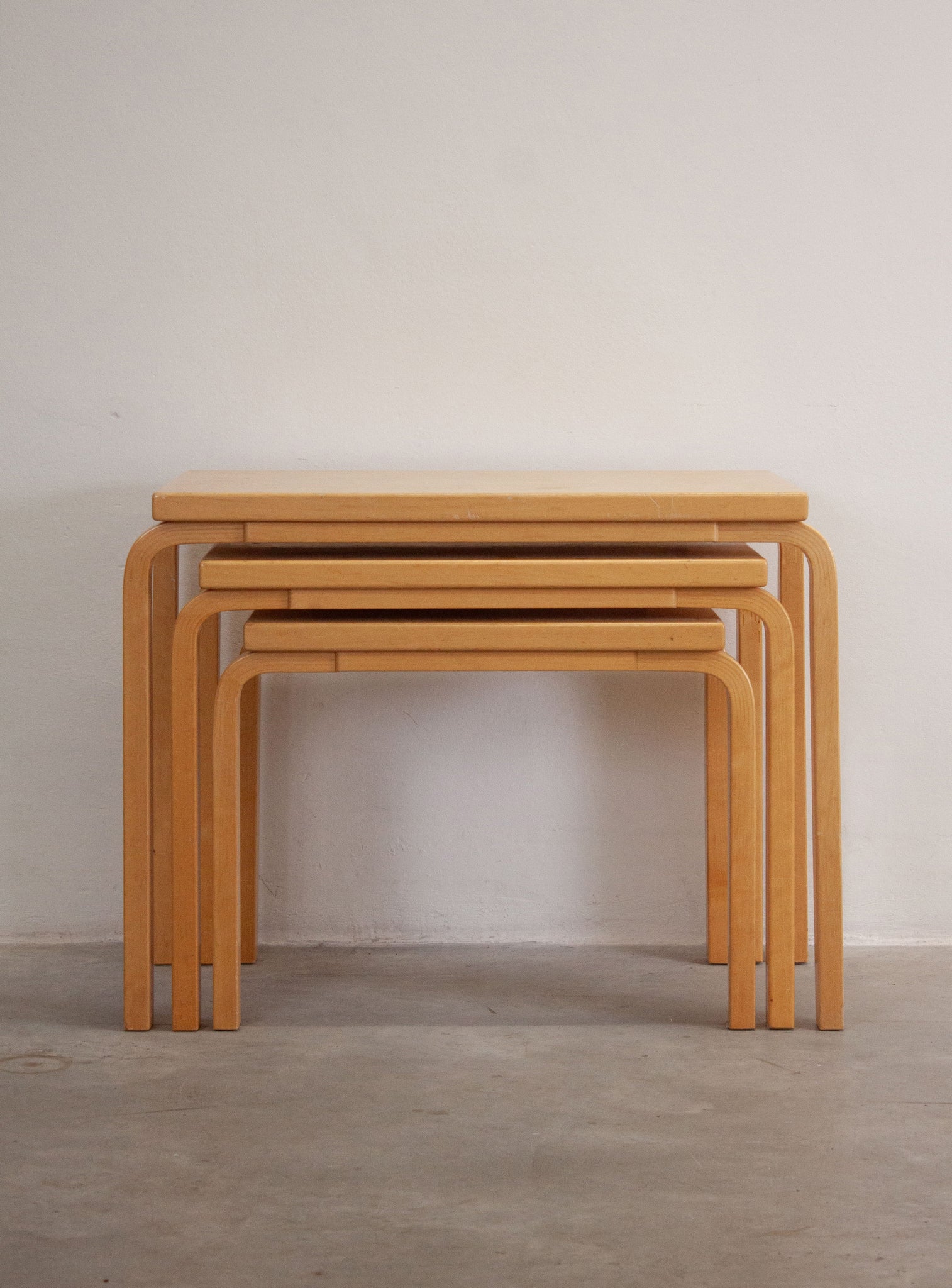 Artek Model 88 Nesting Tables by Alvar Aalto