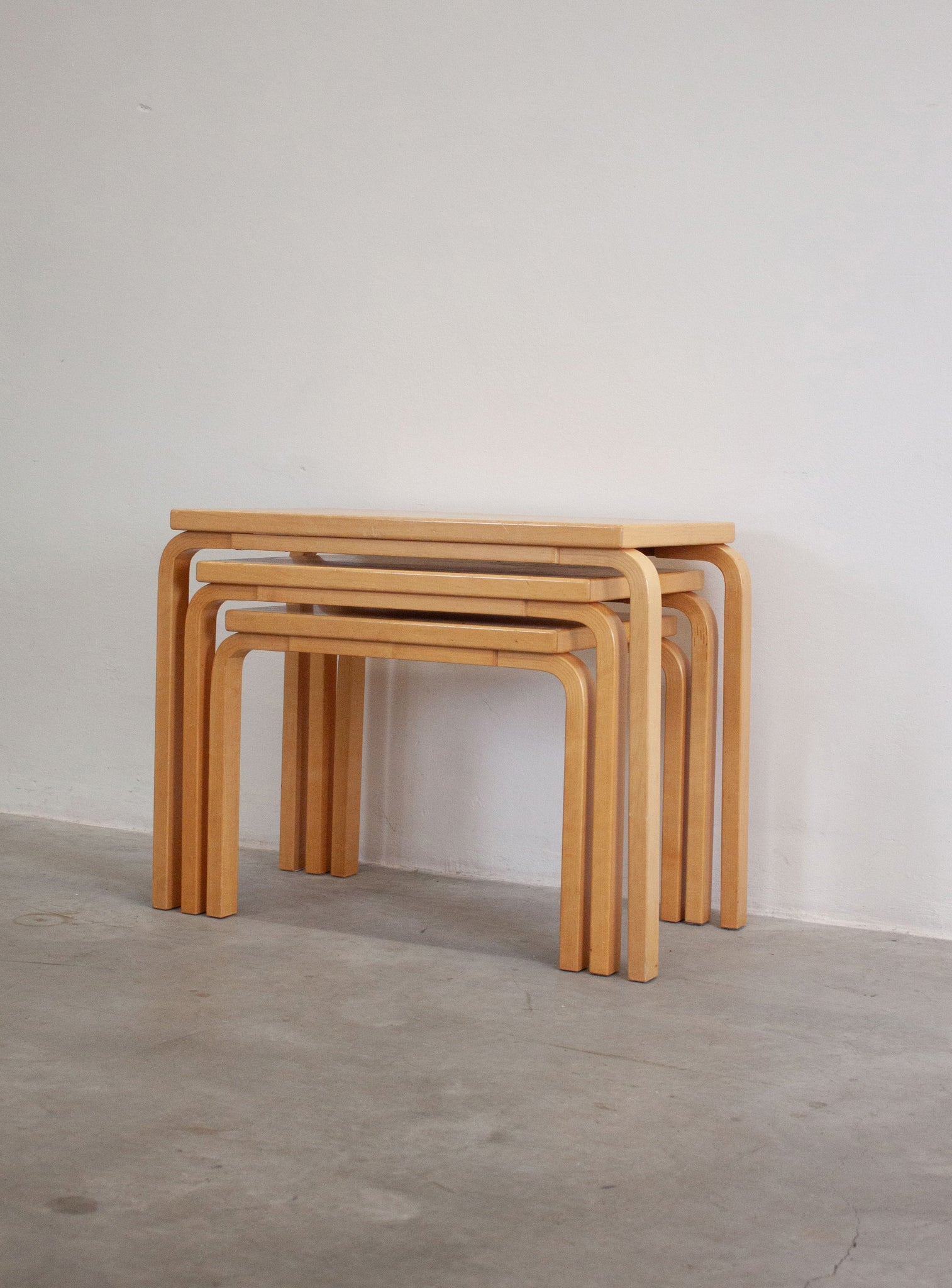 Artek Model 88 Nesting Tables by Alvar Aalto