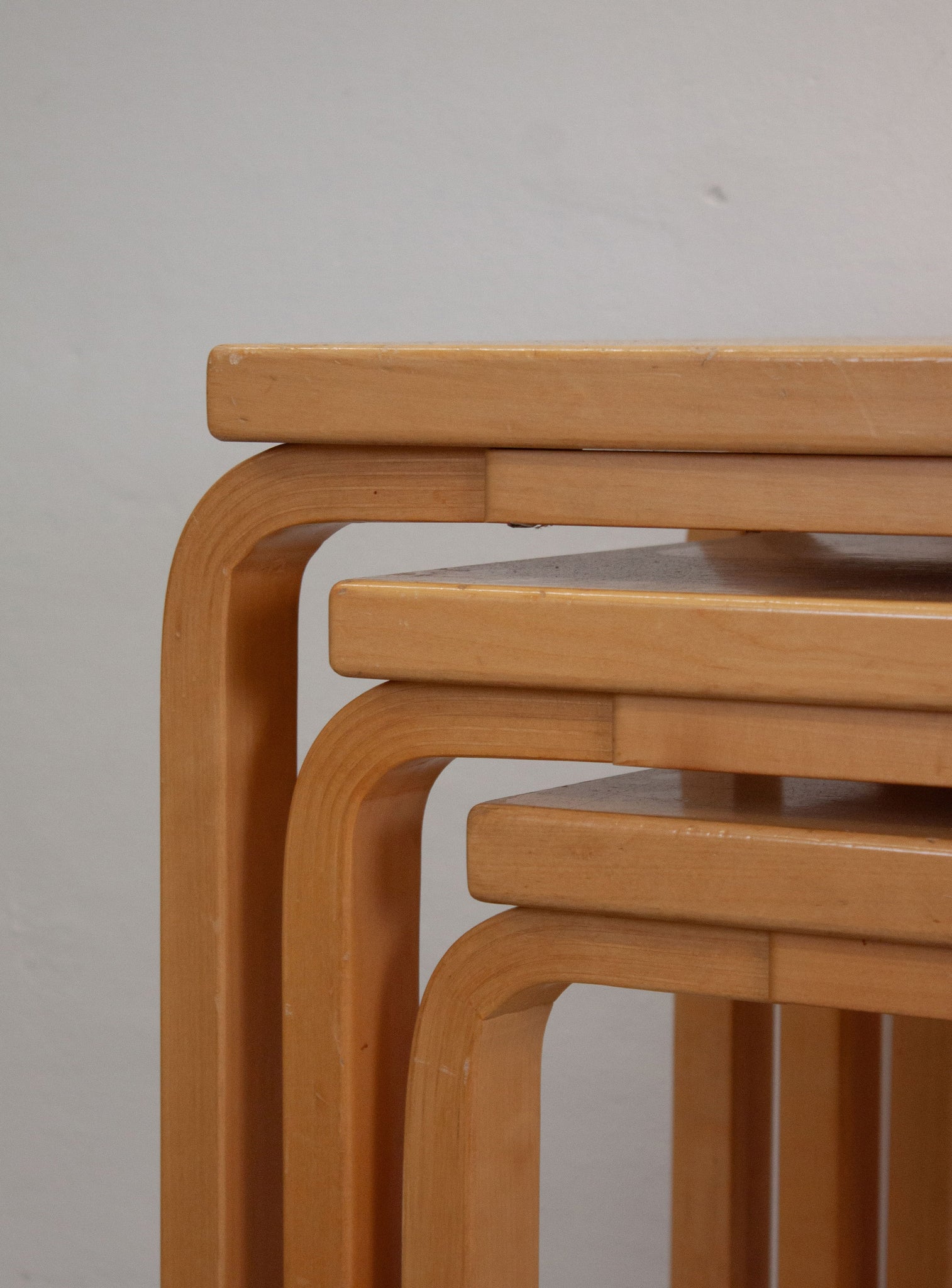 Artek Model 88 Nesting Tables by Alvar Aalto