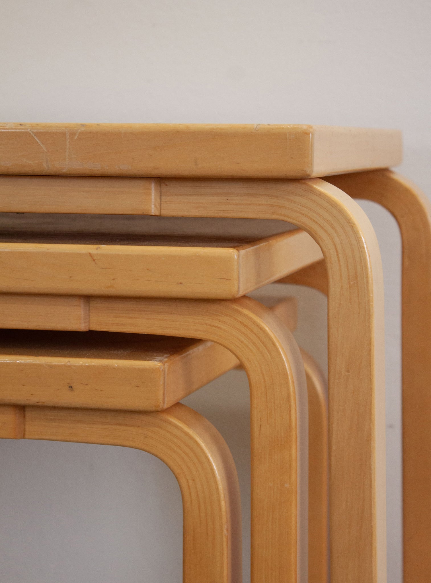 Artek Model 88 Nesting Tables by Alvar Aalto