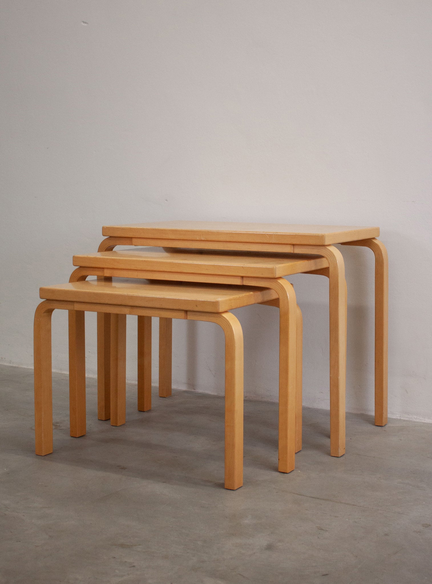 Artek Model 88 Nesting Tables by Alvar Aalto