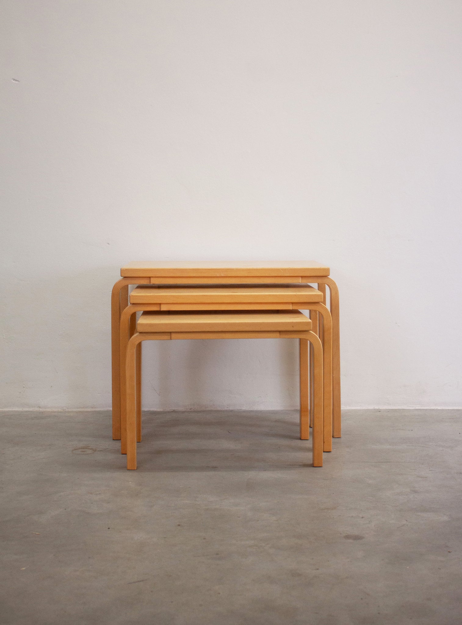 Artek Model 88 Nesting Tables by Alvar Aalto