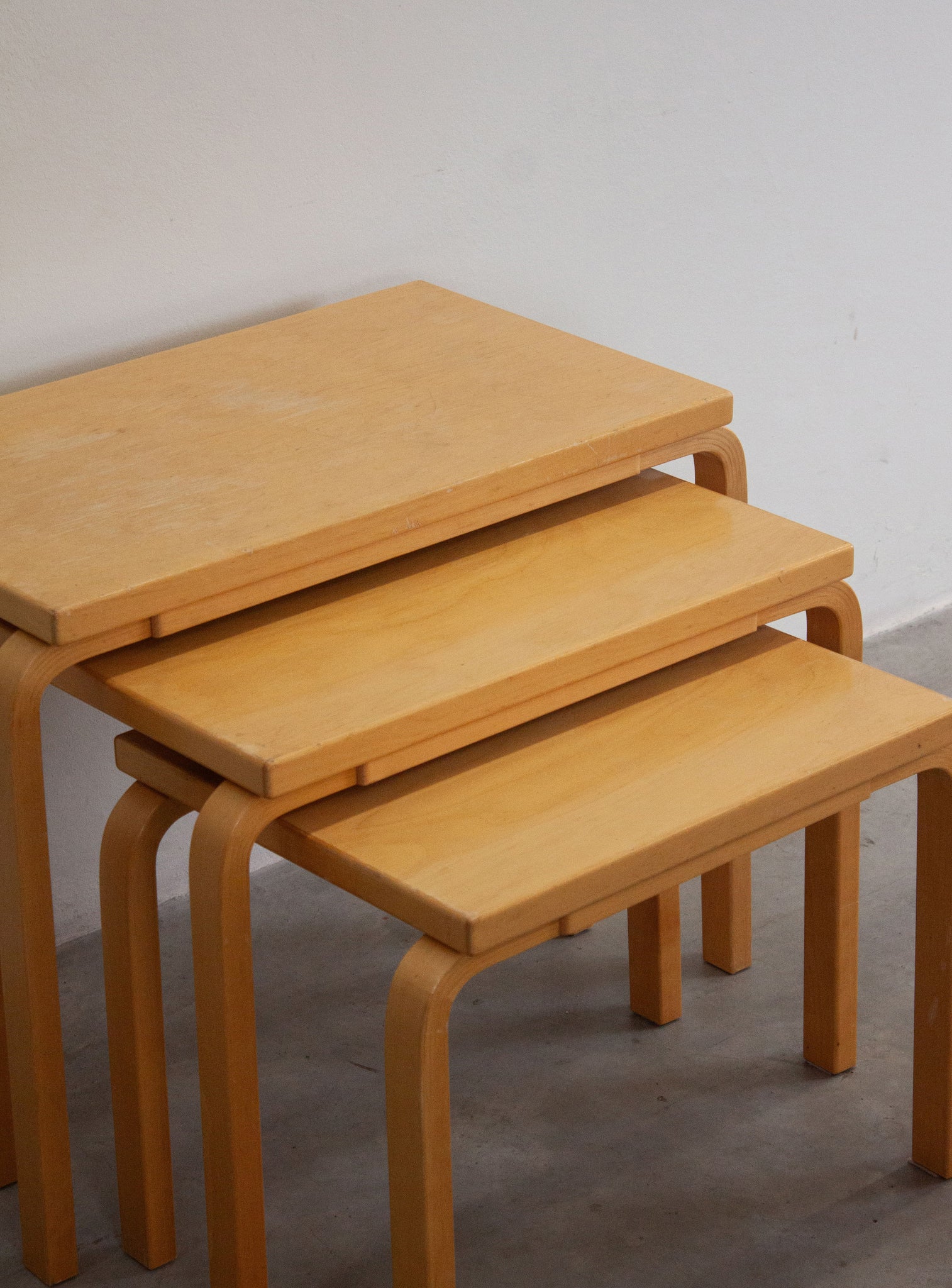 Artek Model 88 Nesting Tables by Alvar Aalto