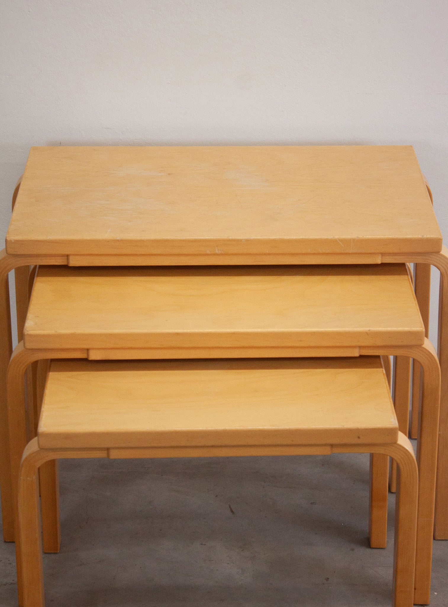 Artek Model 88 Nesting Tables by Alvar Aalto