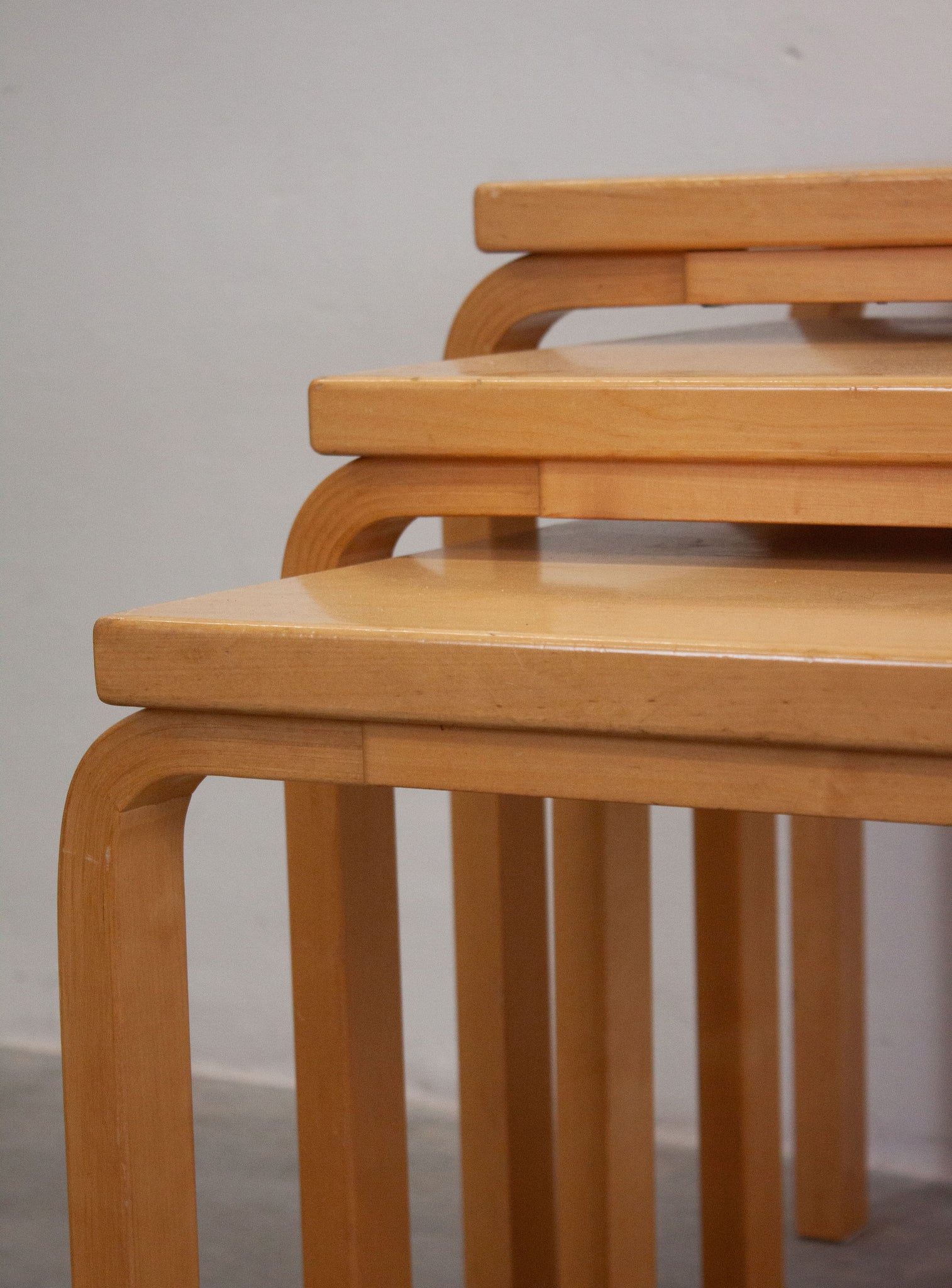 Artek Model 88 Nesting Tables by Alvar Aalto