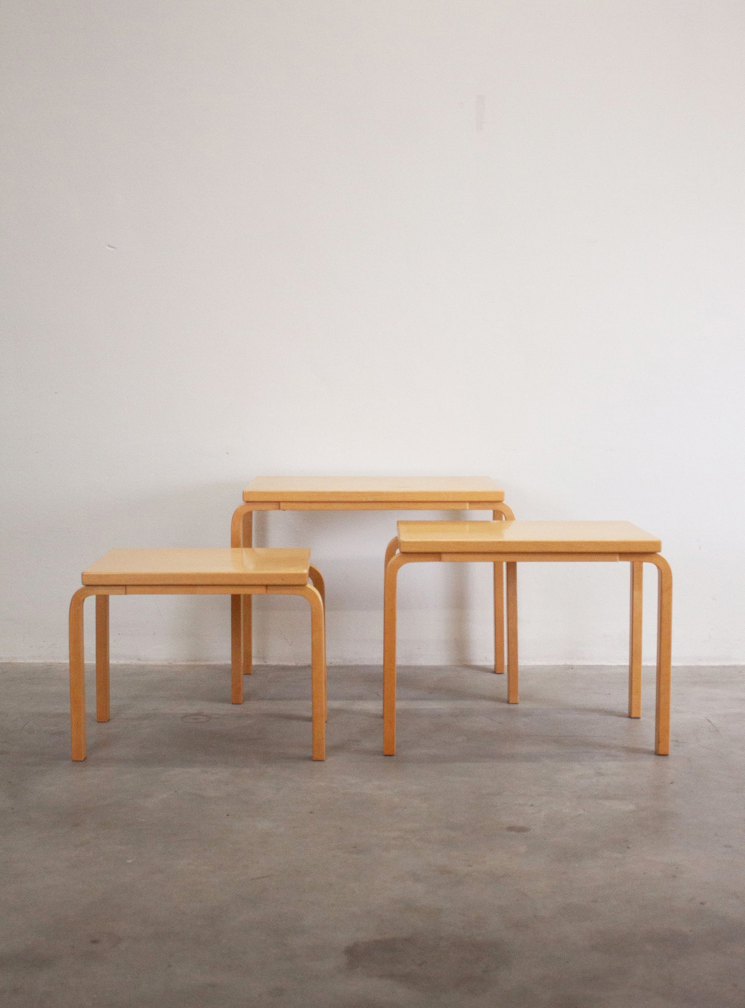 Artek Model 88 Nesting Tables by Alvar Aalto