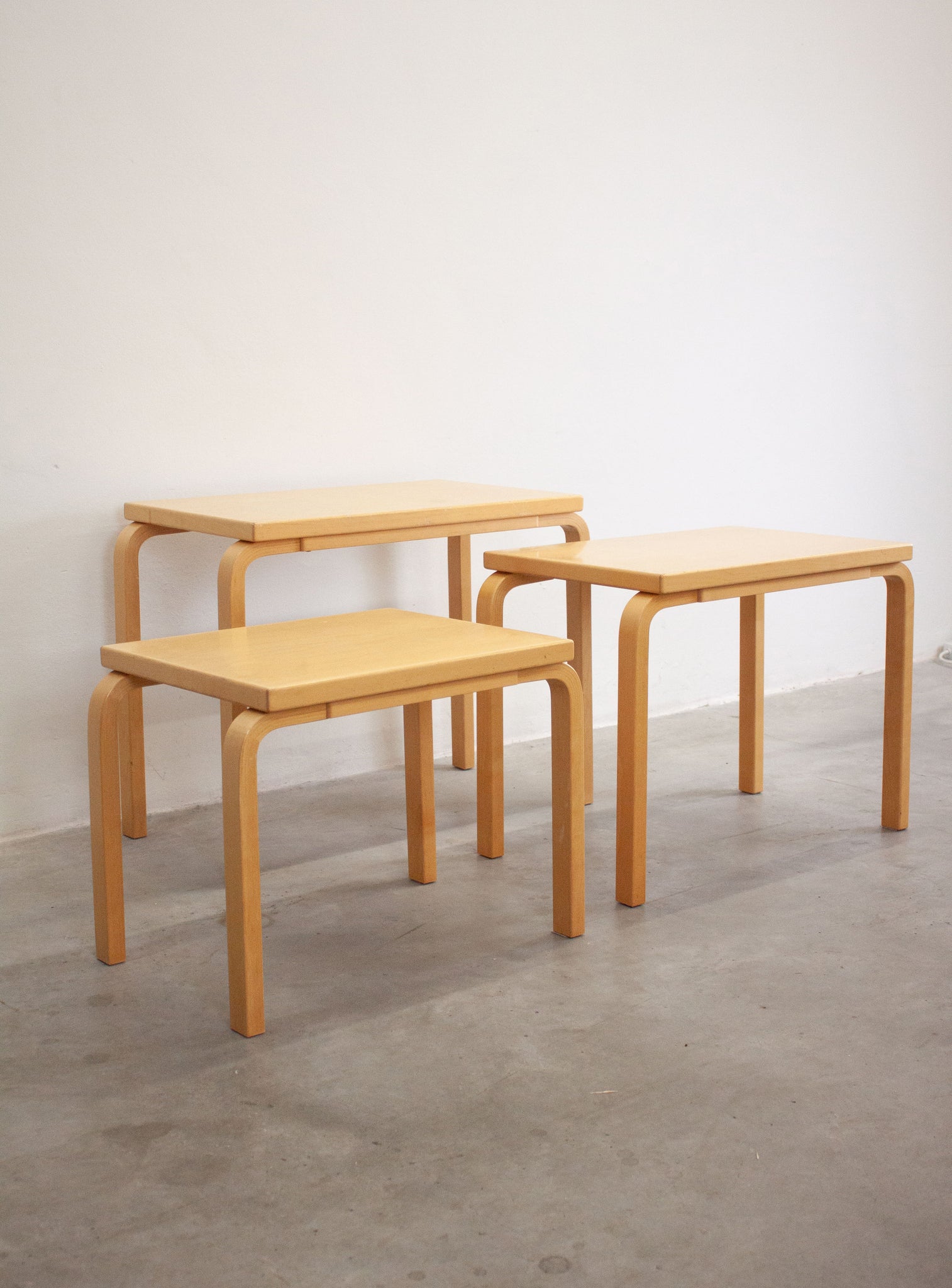 Artek Model 88 Nesting Tables by Alvar Aalto