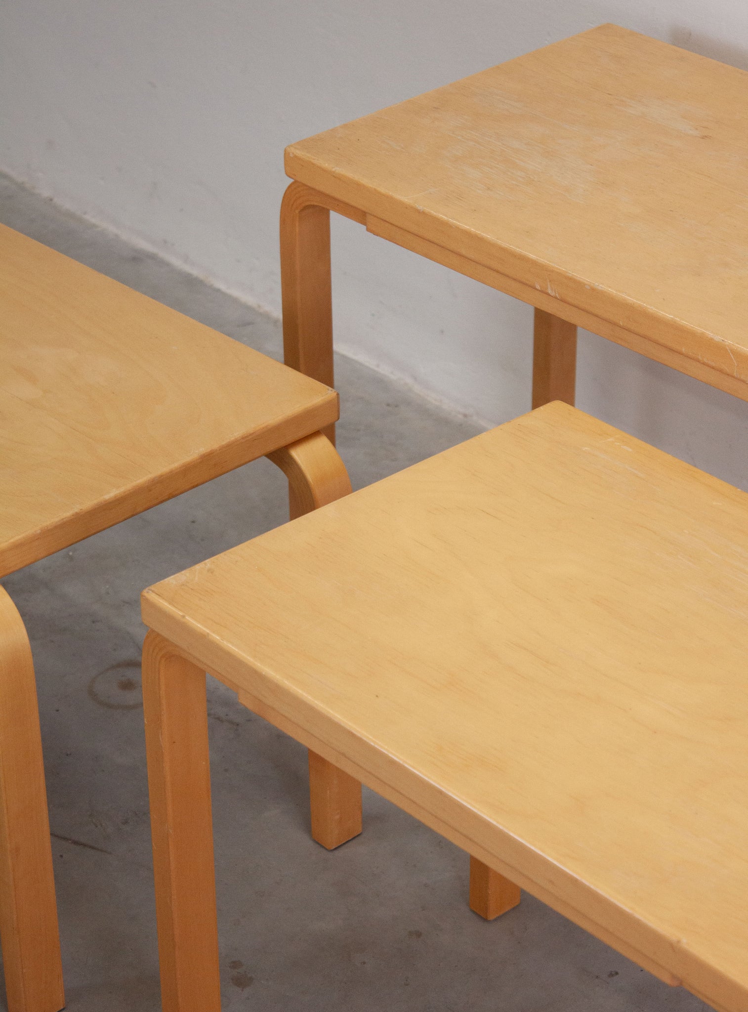 Artek Model 88 Nesting Tables by Alvar Aalto