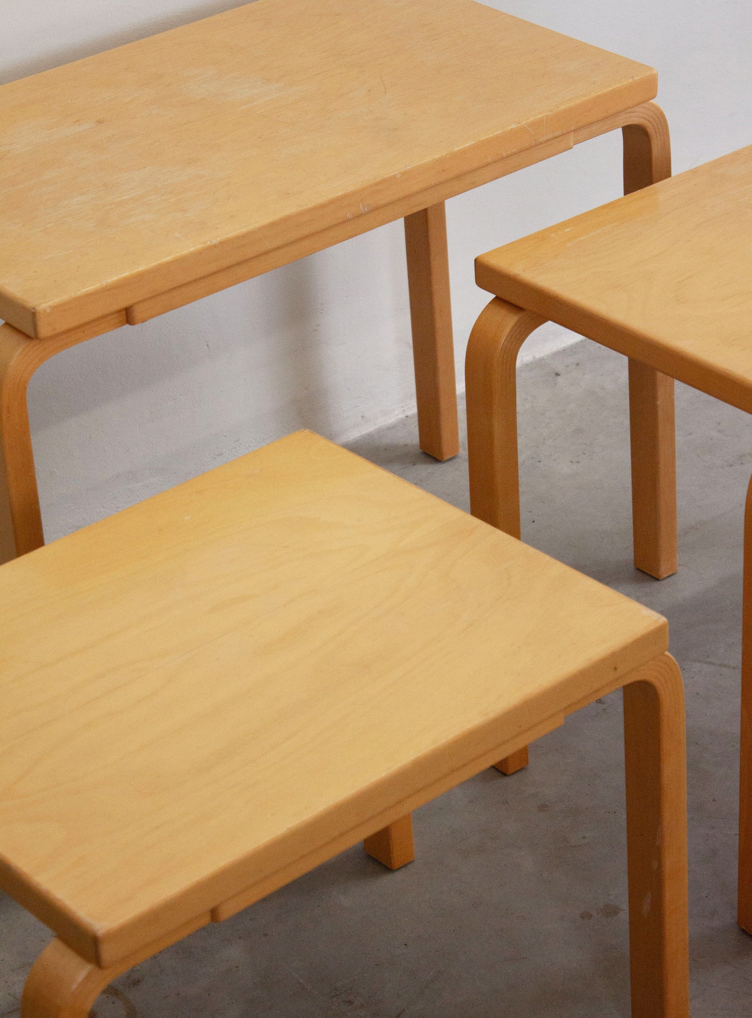 Artek Model 88 Nesting Tables by Alvar Aalto