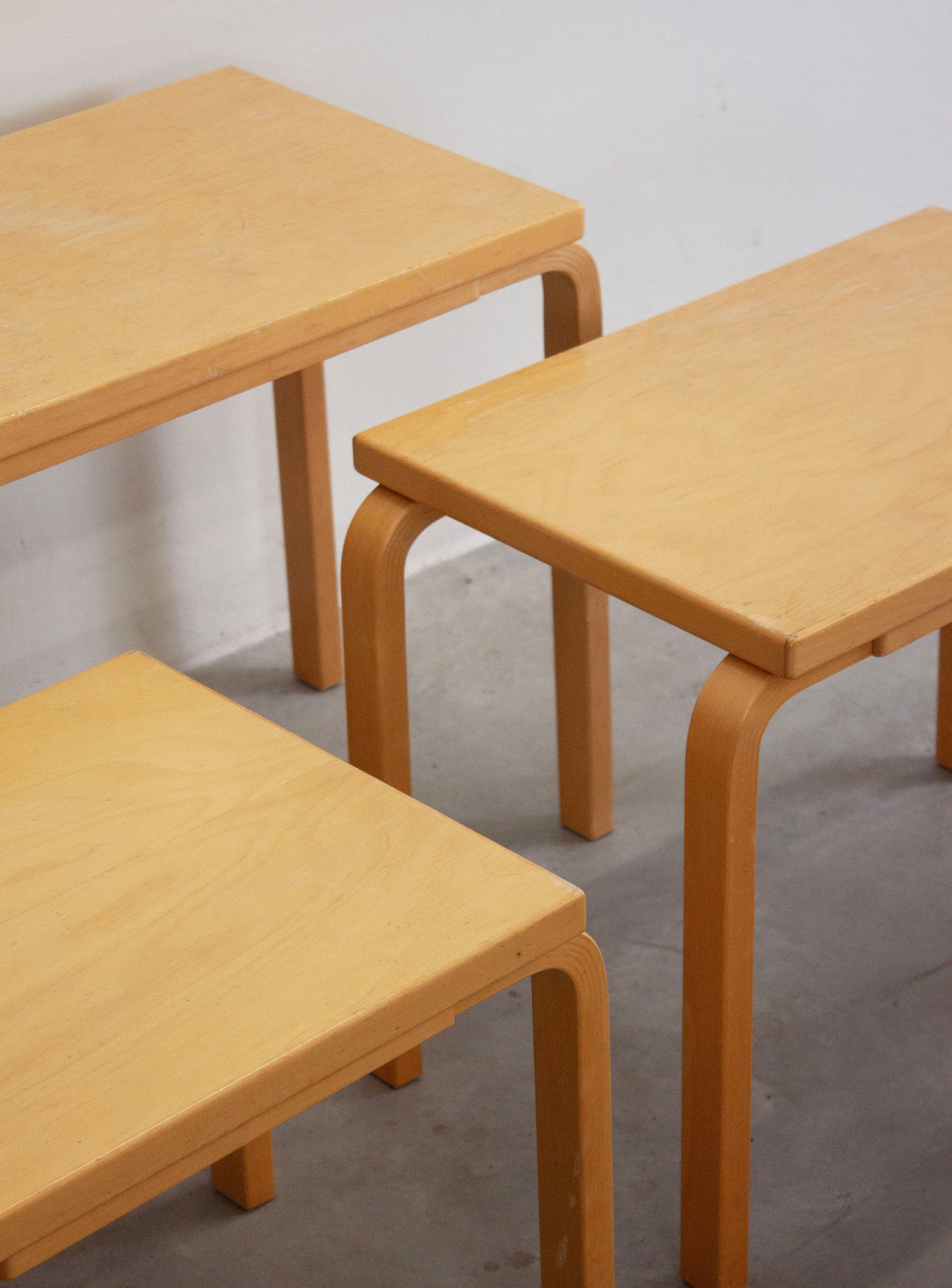 Artek Model 88 Nesting Tables by Alvar Aalto