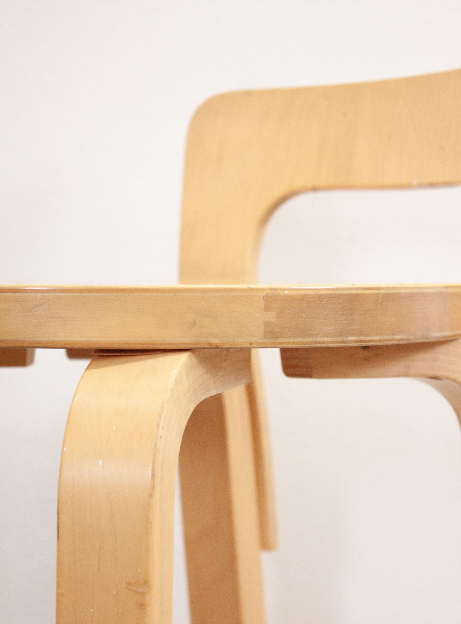 Artek Model K65 Bar Stool by Alvar Aalto (Birch)