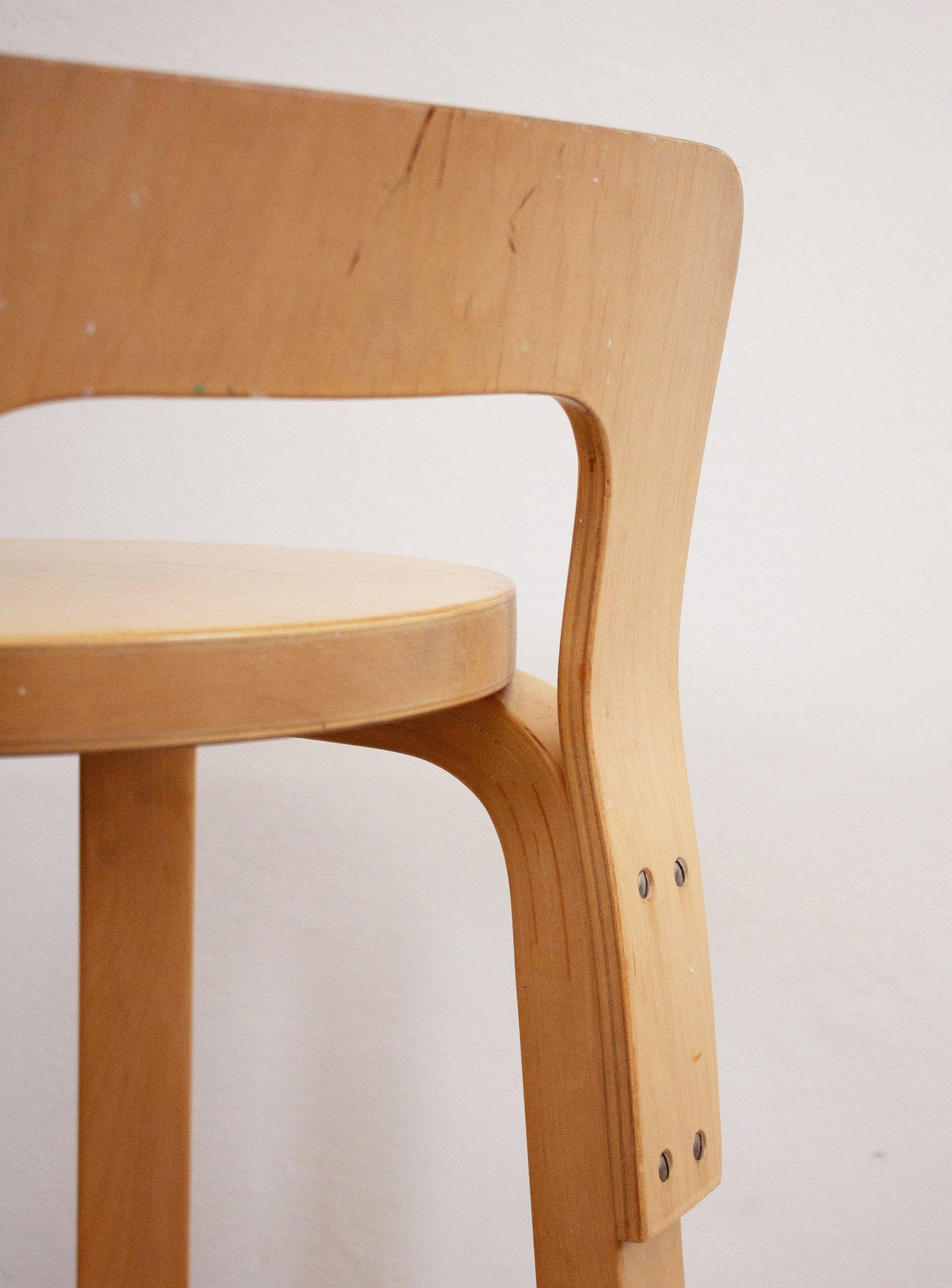 Artek Model K65 Bar Stool by Alvar Aalto (Birch)