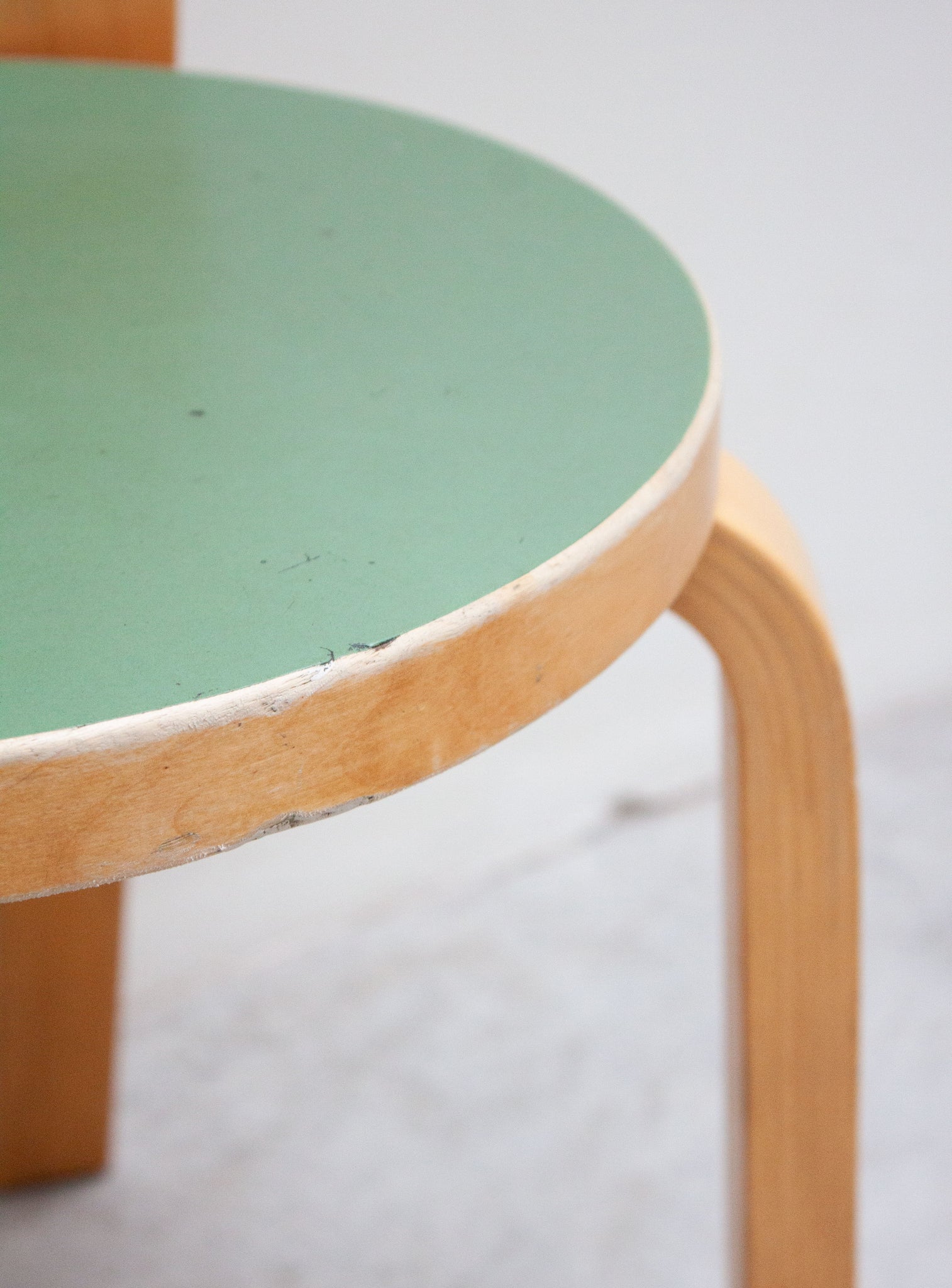 Artek Model 65 Chair by Alvar Aalto (Green)