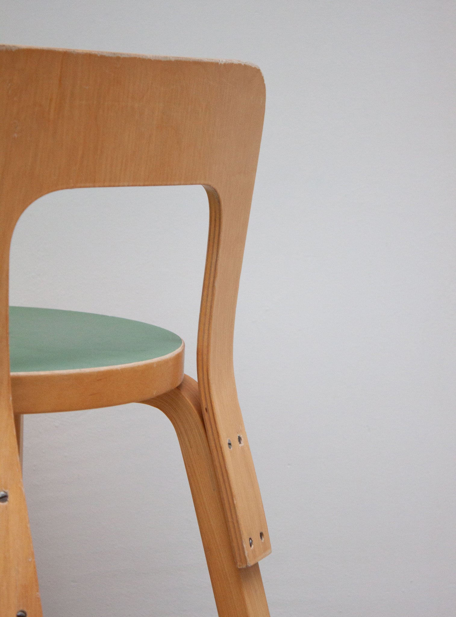 Artek Model 65 Chair by Alvar Aalto (Green)