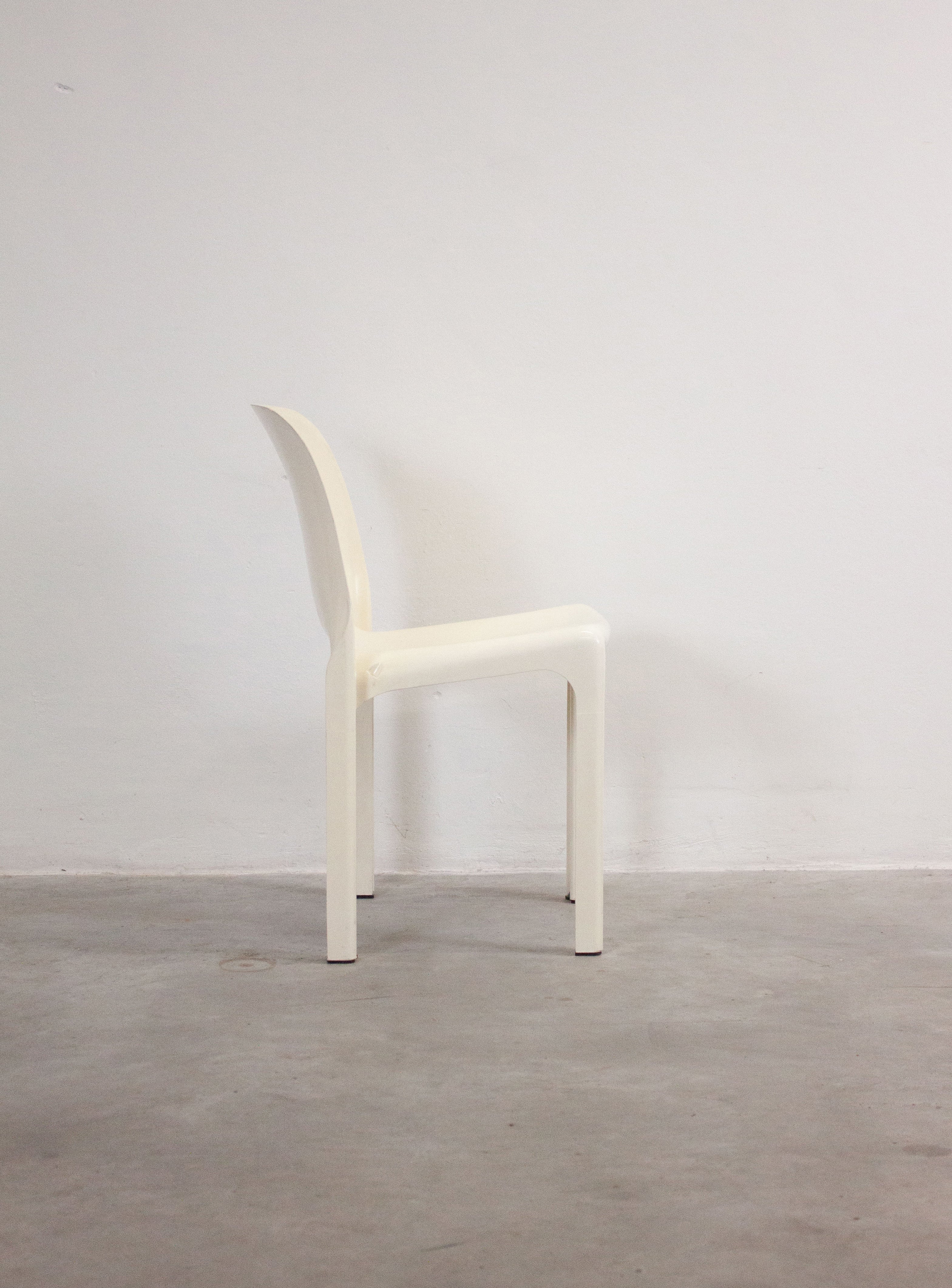Artemide Selene Dining Chair by Vico Magistretti (White