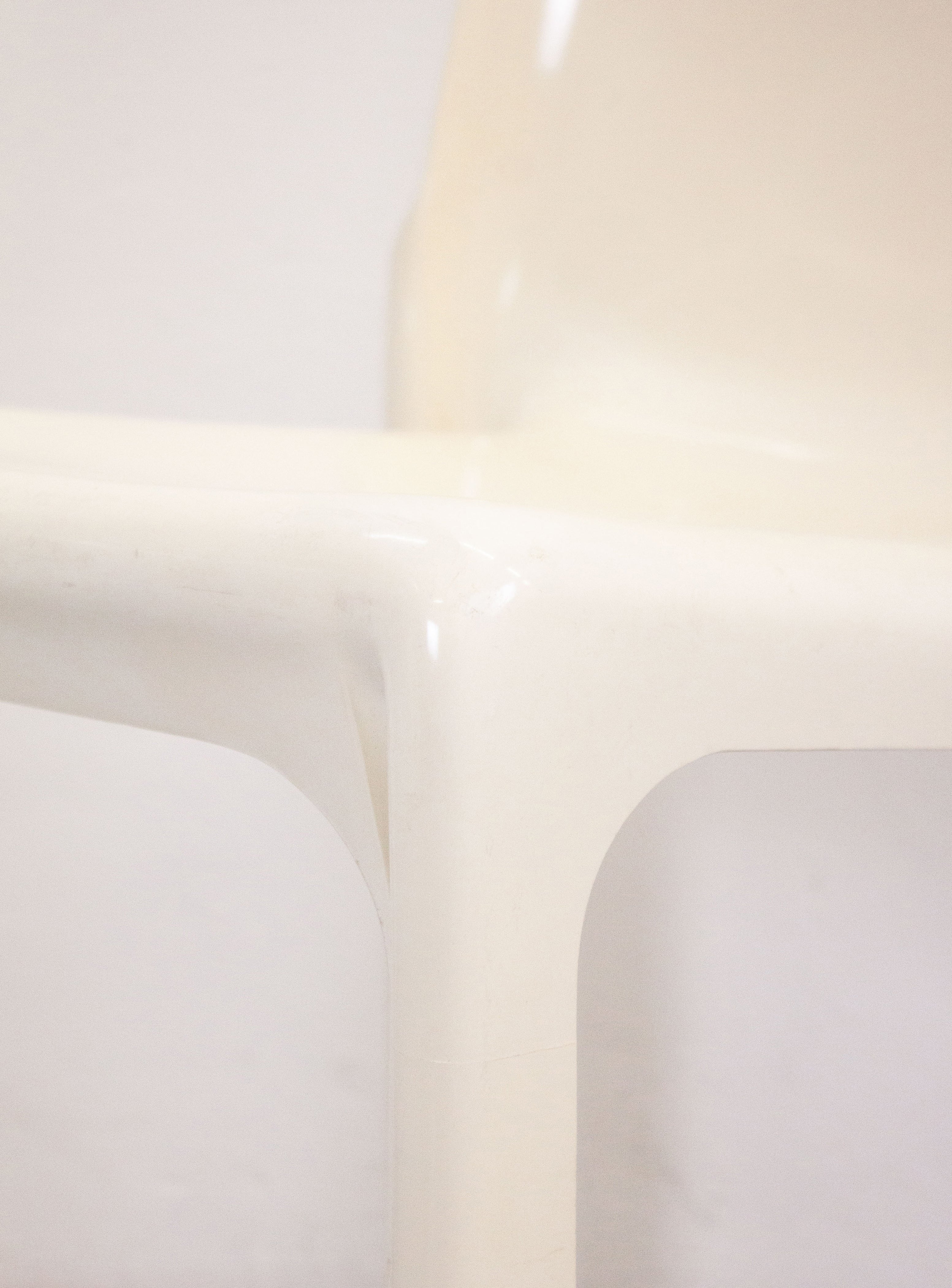 Artemide Selene Dining Chair by Vico Magistretti (White