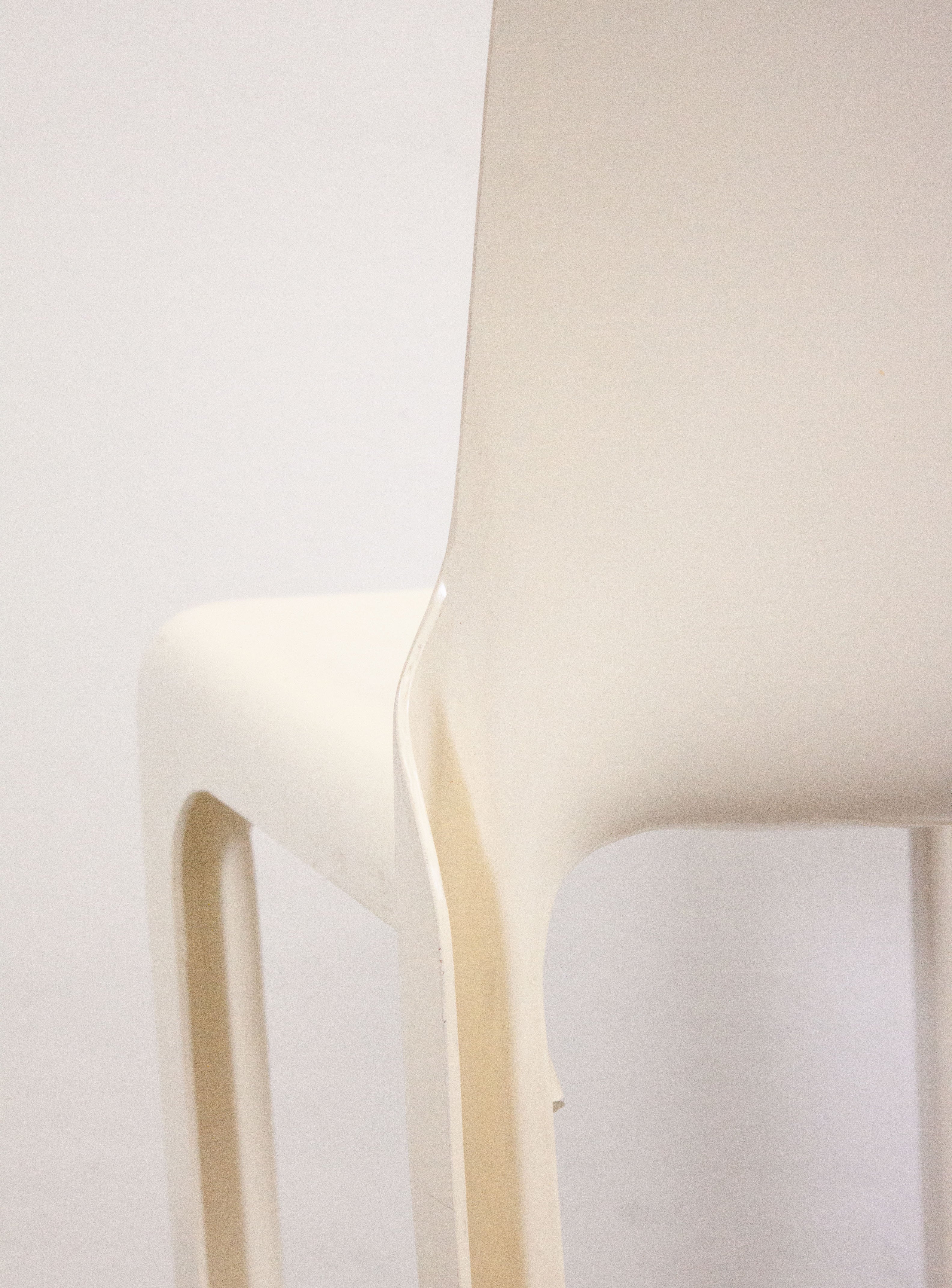 Artemide Selene Dining Chair by Vico Magistretti (White