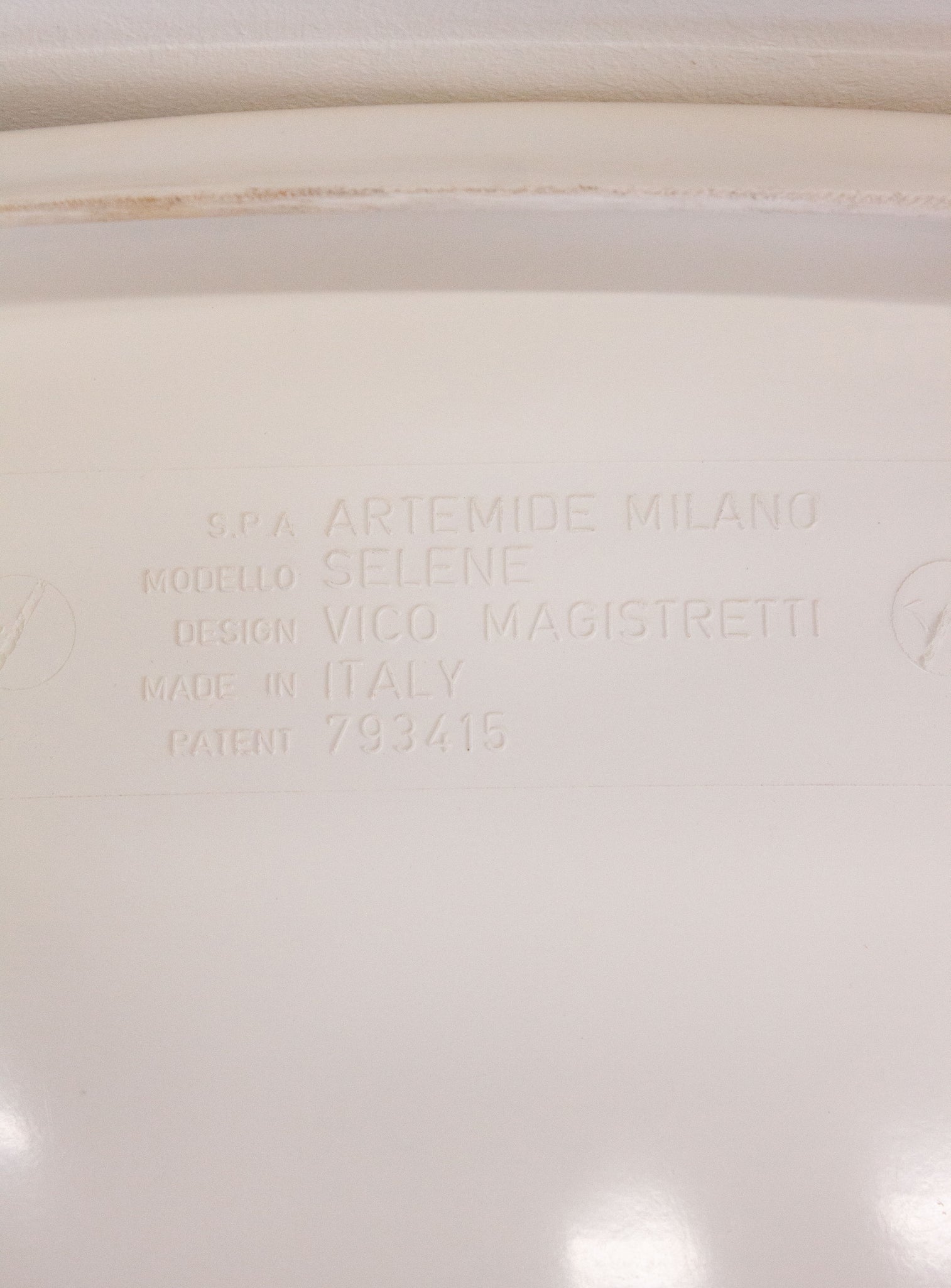 Artemide Selene Dining Chair by Vico Magistretti (White)