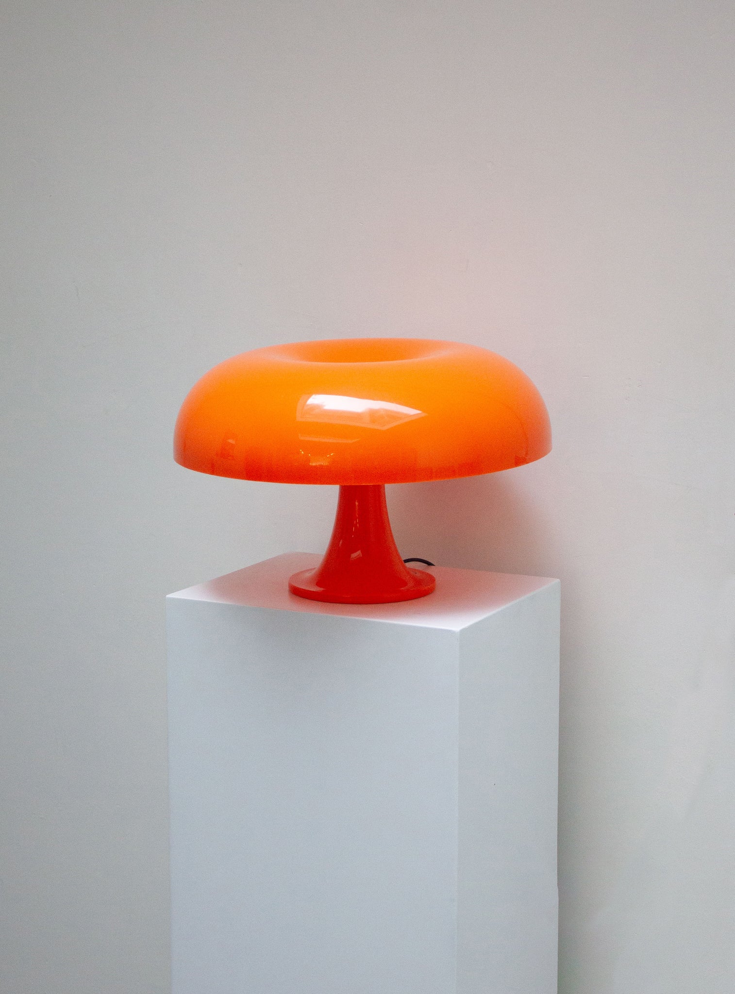 Artemide Nesso Lamp by Giancarlo Mattioli (Orange)