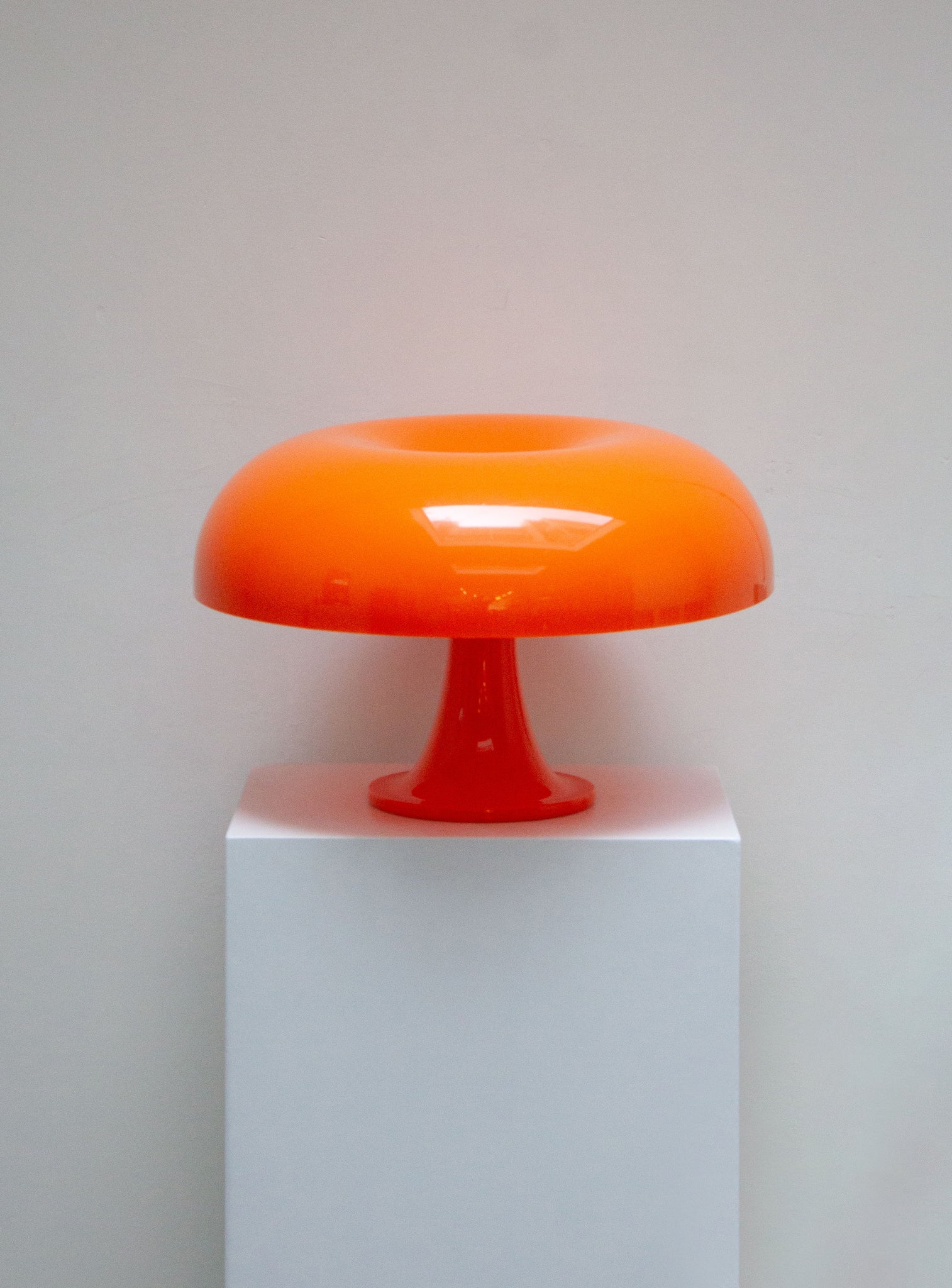 Artemide Nesso Lamp by Giancarlo Mattioli (Orange)