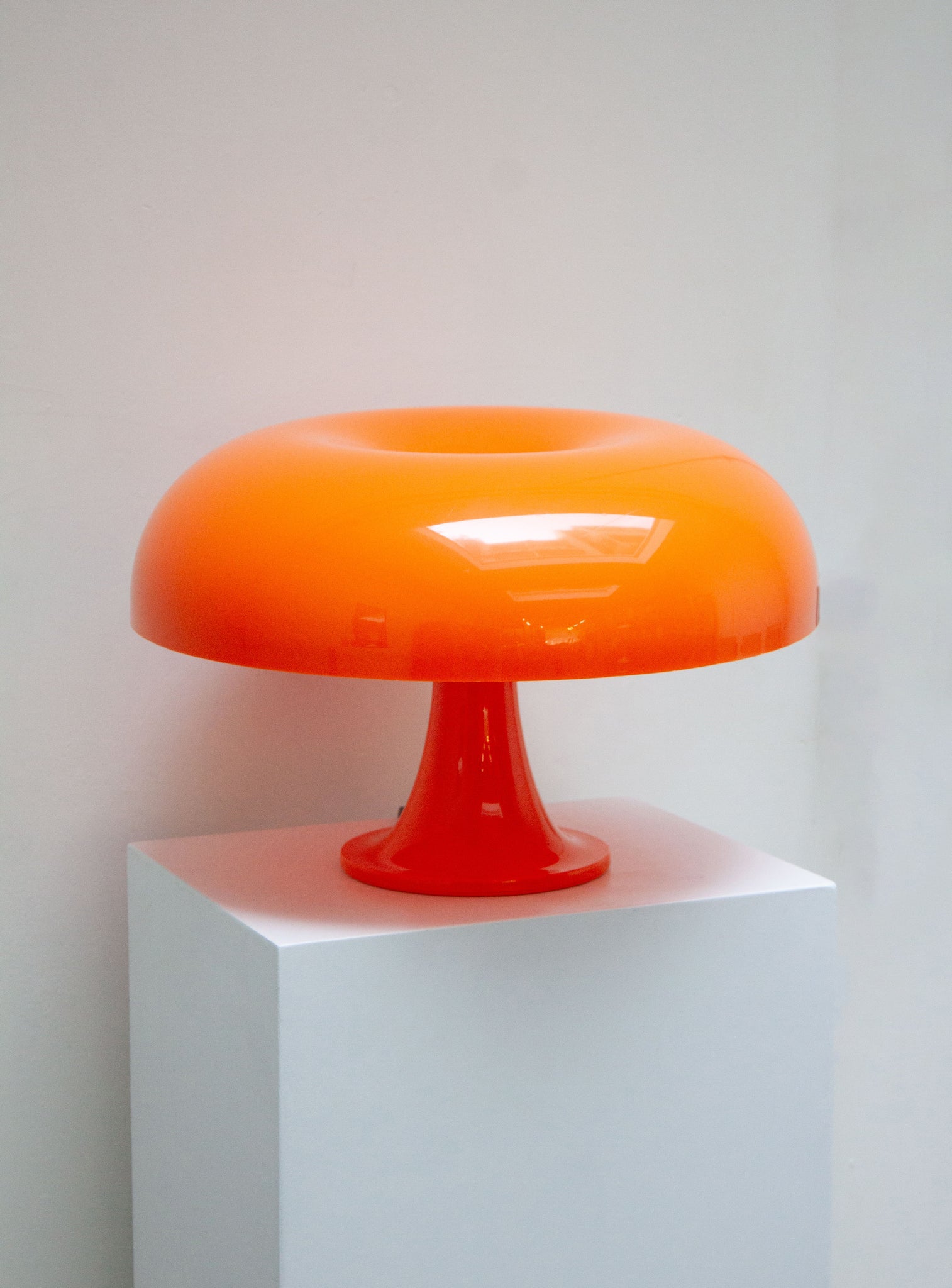 Artemide Nesso Lamp by Giancarlo Mattioli (Orange)