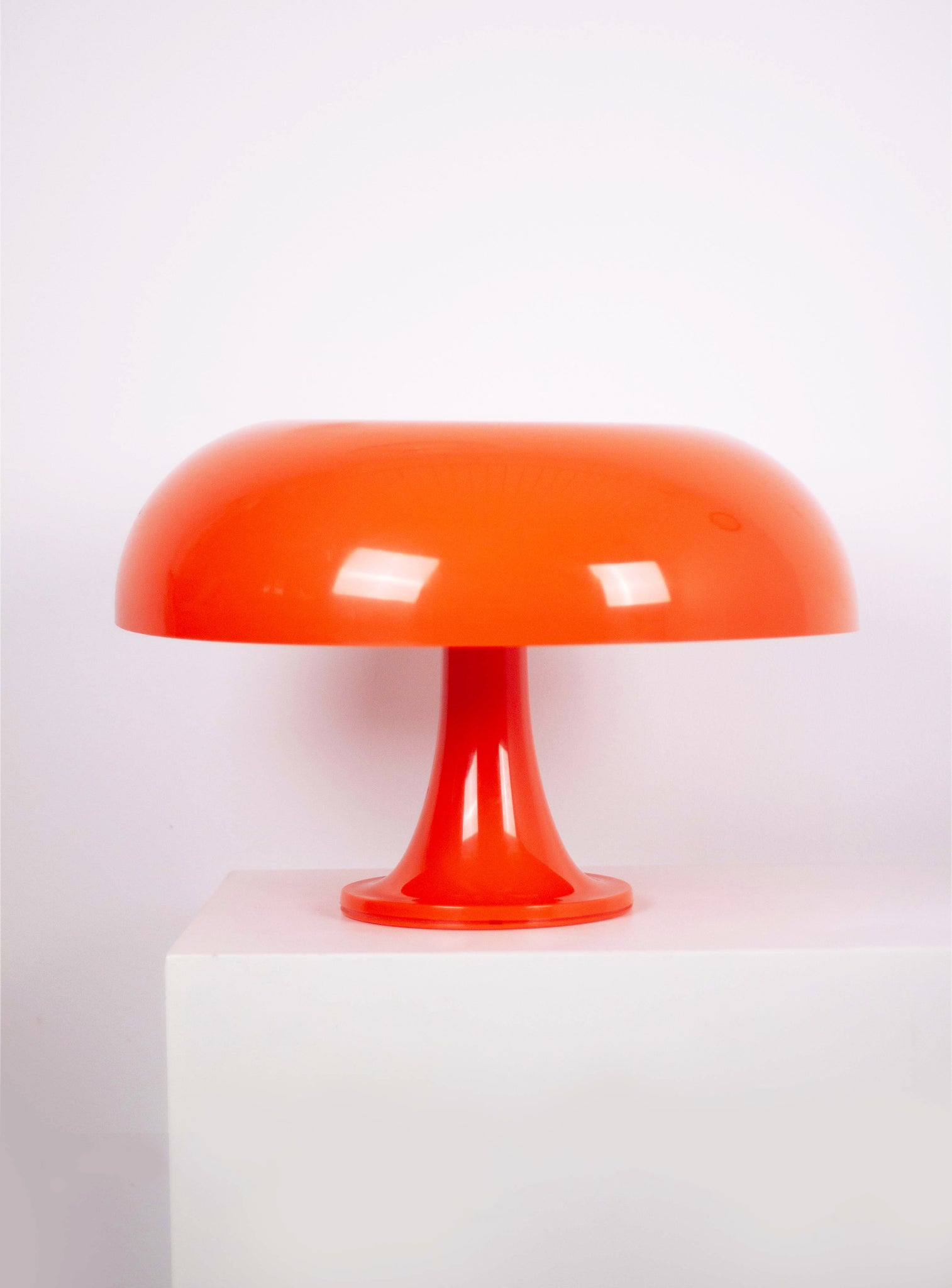 Artemide Nesso Lamp by Giancarlo Mattioli (Orange)