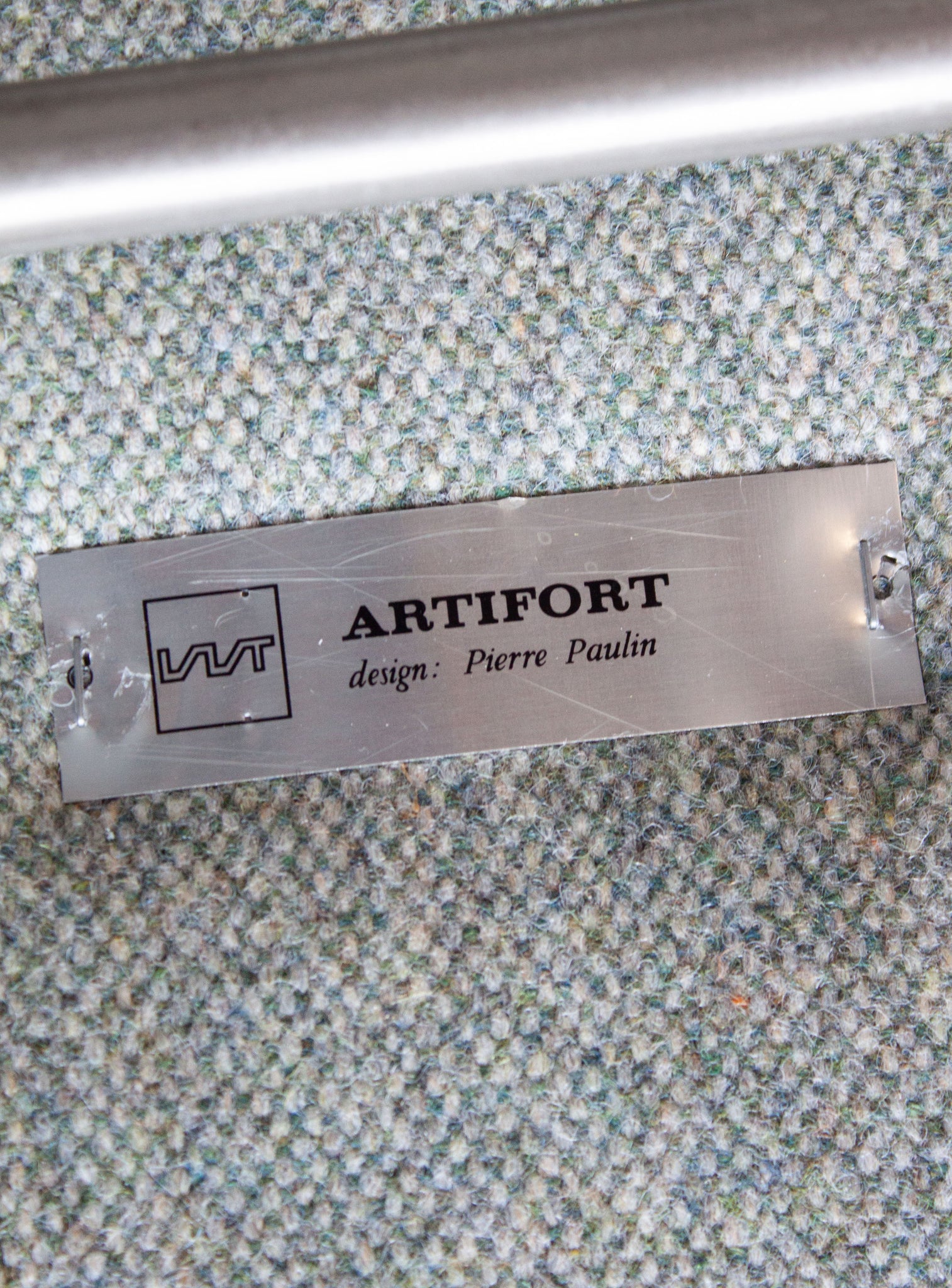 Artifort F555 Lounge Chair & Ottoman by Pierre Paulin