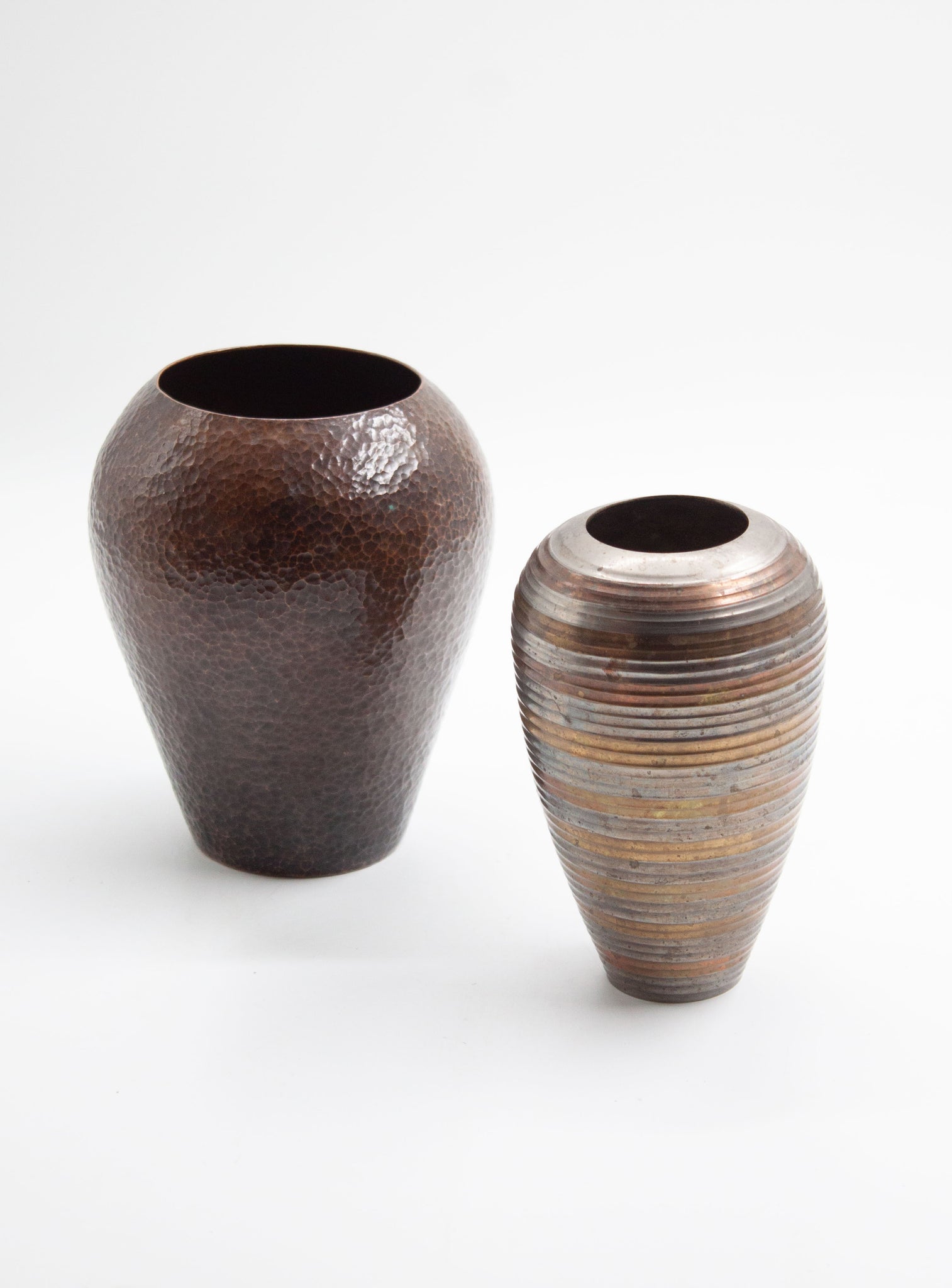 Arts & Crafts Hammered Copper Vase (1949)