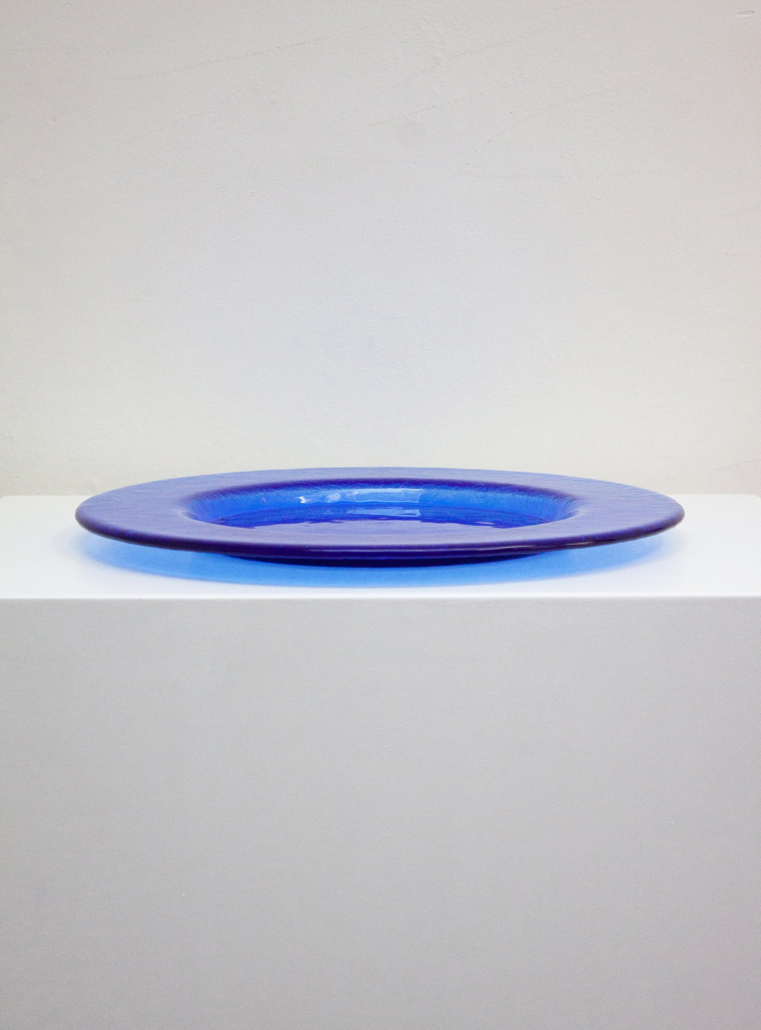 Blue Glass Charger Plates