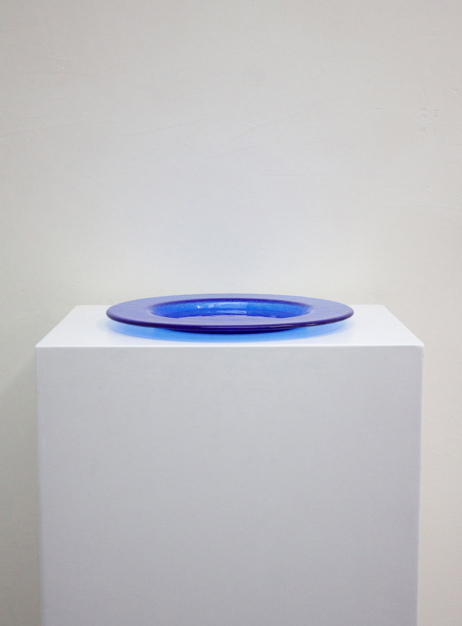 Blue Glass Charger Plates