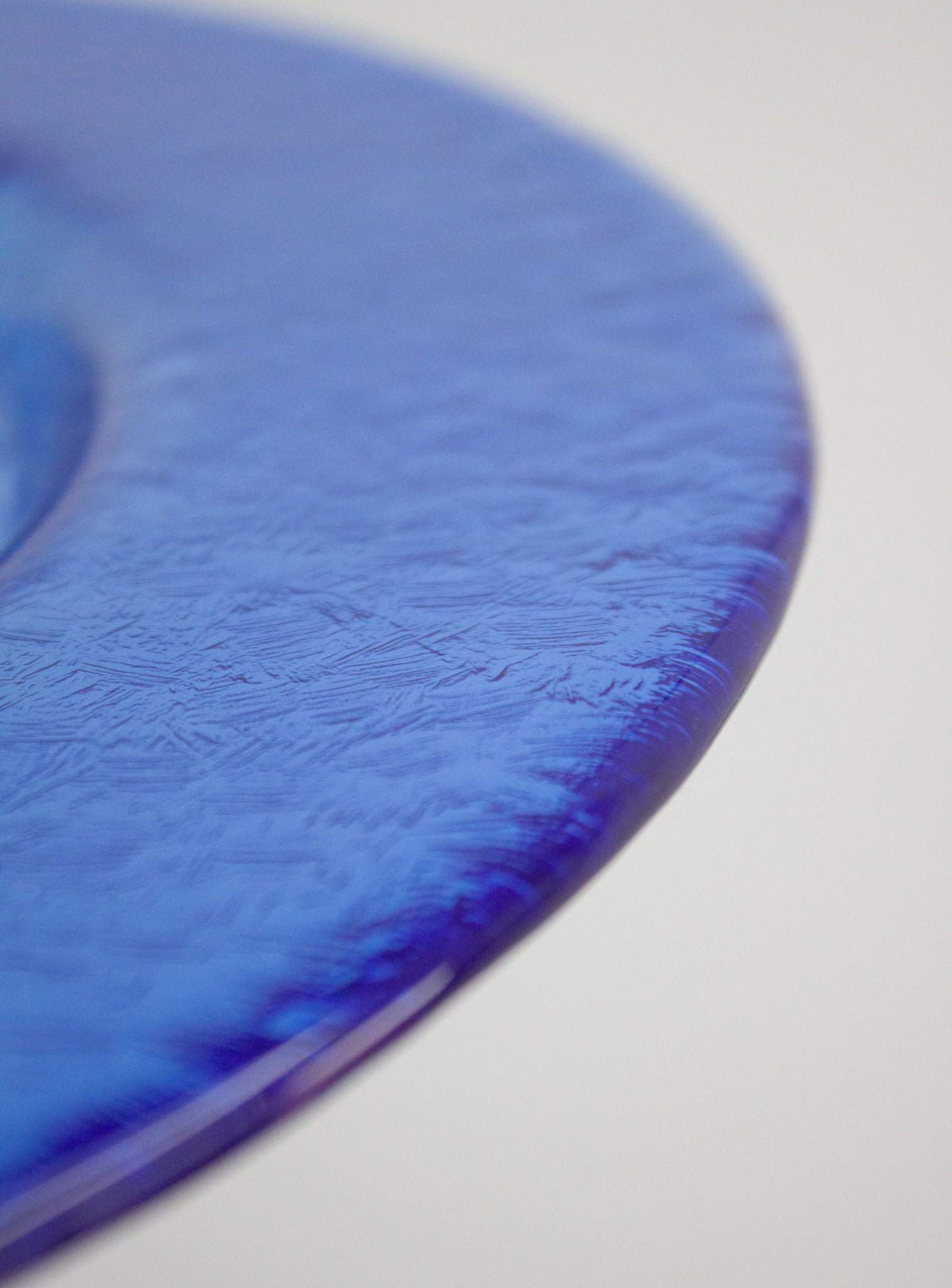 Blue Glass Charger Plates