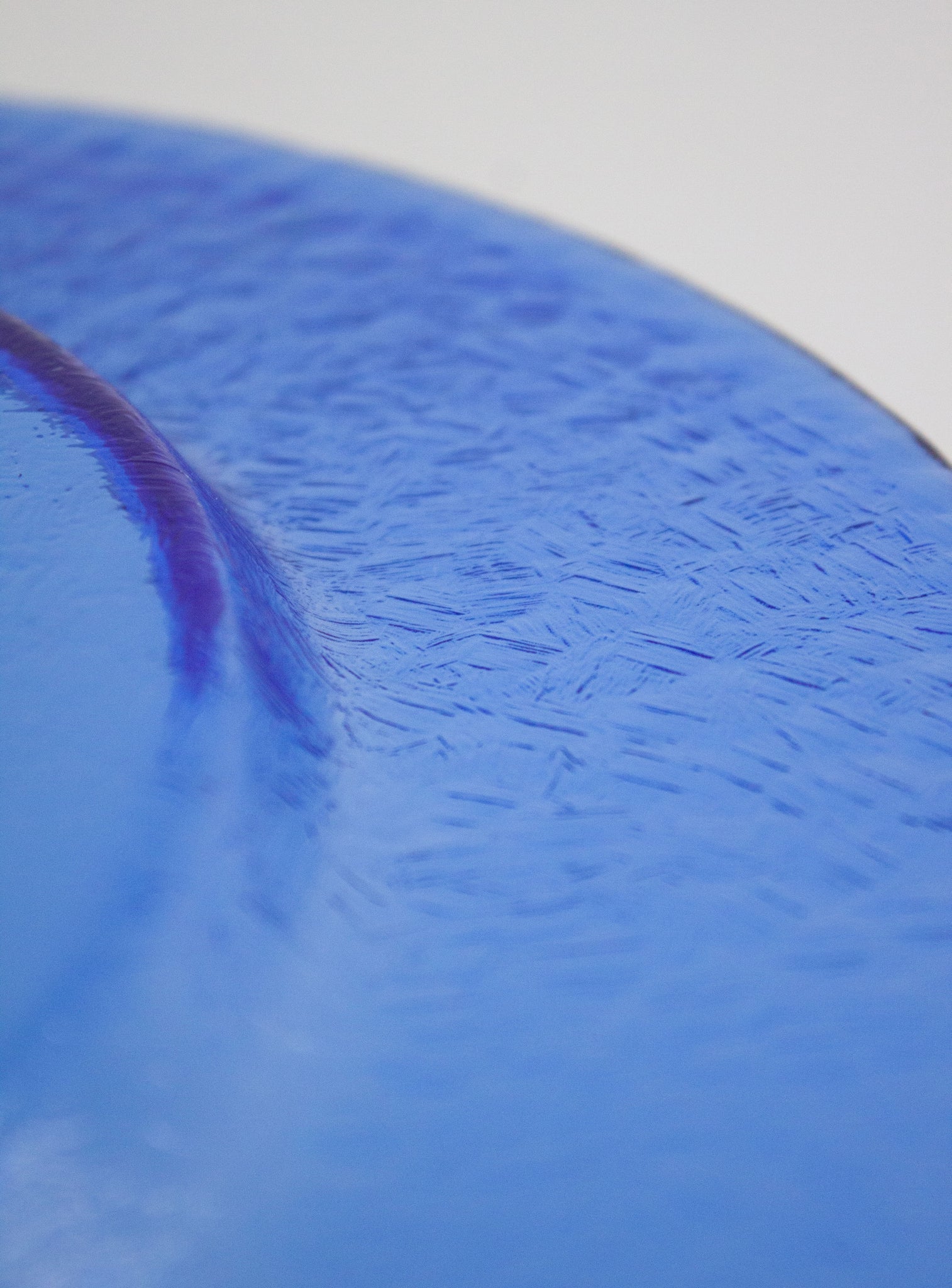 Blue Glass Charger Plates