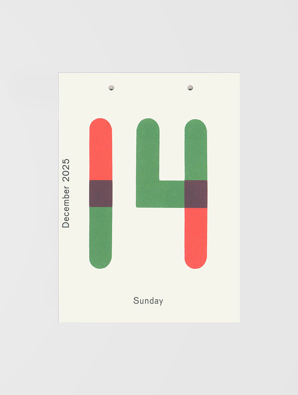 Calendar 2025 by Karel Martens